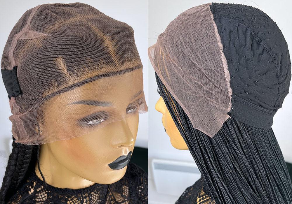 Full lace wigs braided best sale