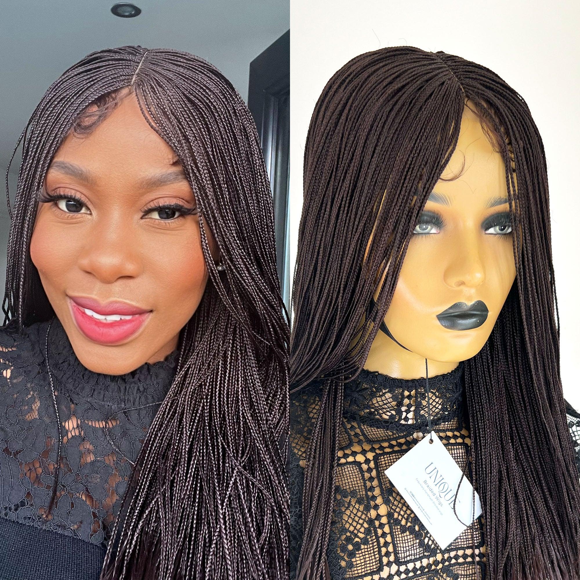 Micro Box Braided Wig - #33 (18 inches) - UniqueBraidedWigs