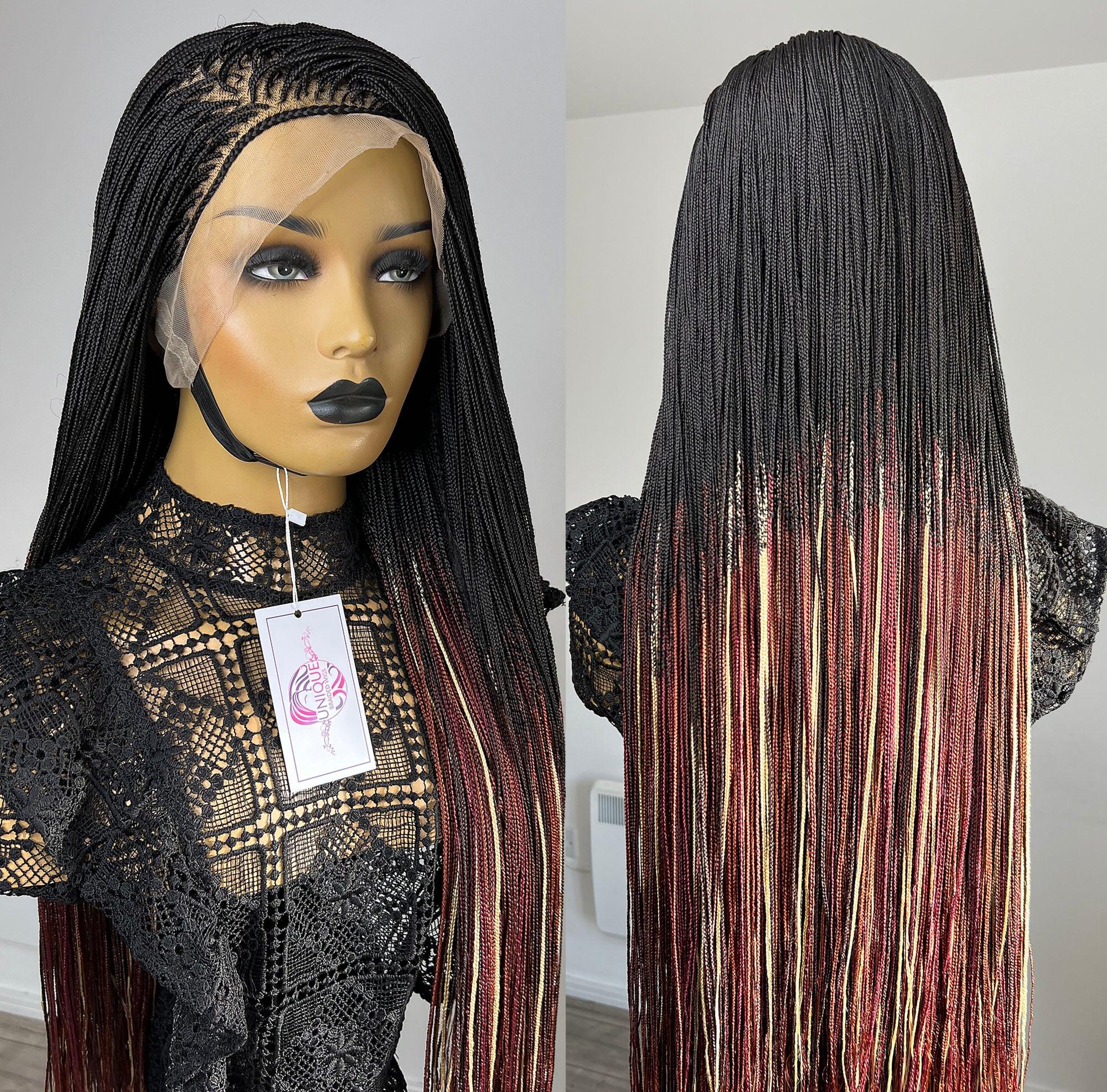 Ombre Needle Braid Wig - Nikki - UniqueBraidedWigs