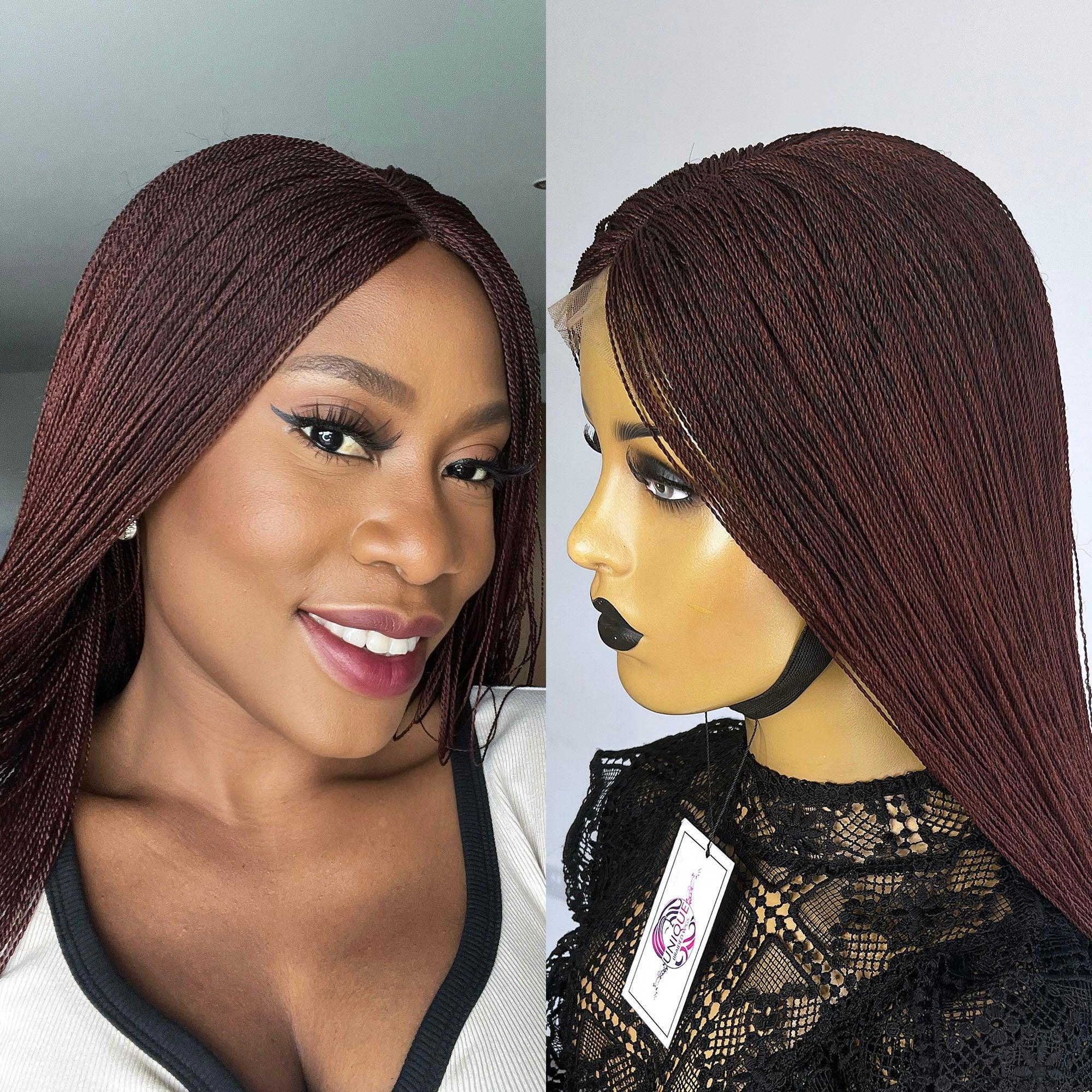 Unique Micro Needle Senegalese Twists Braided Wig - #35 - UniqueBraidedWigs