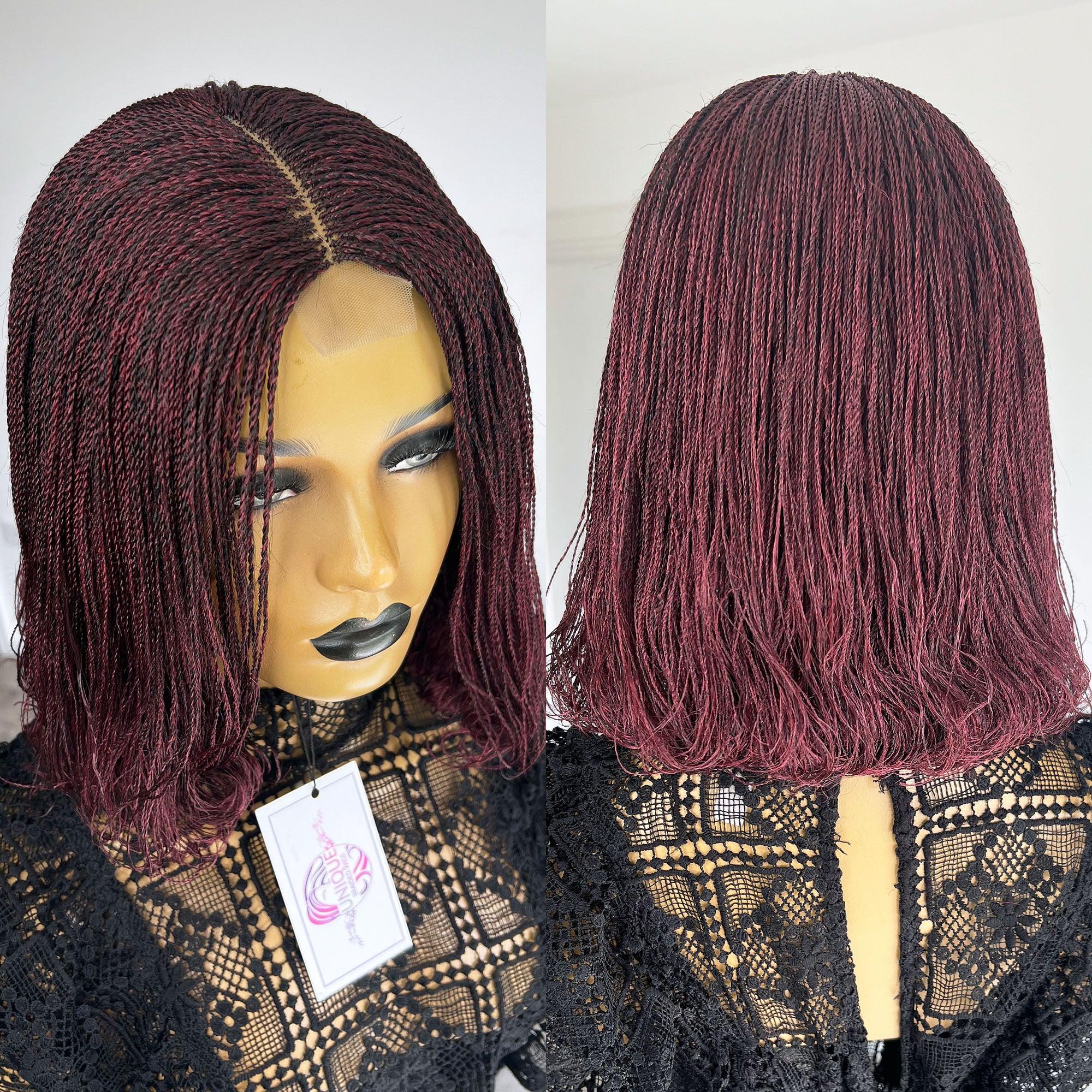 Micro Needle Senegalese Twists Braided Wig - Lulu - UniqueBraidedWigs