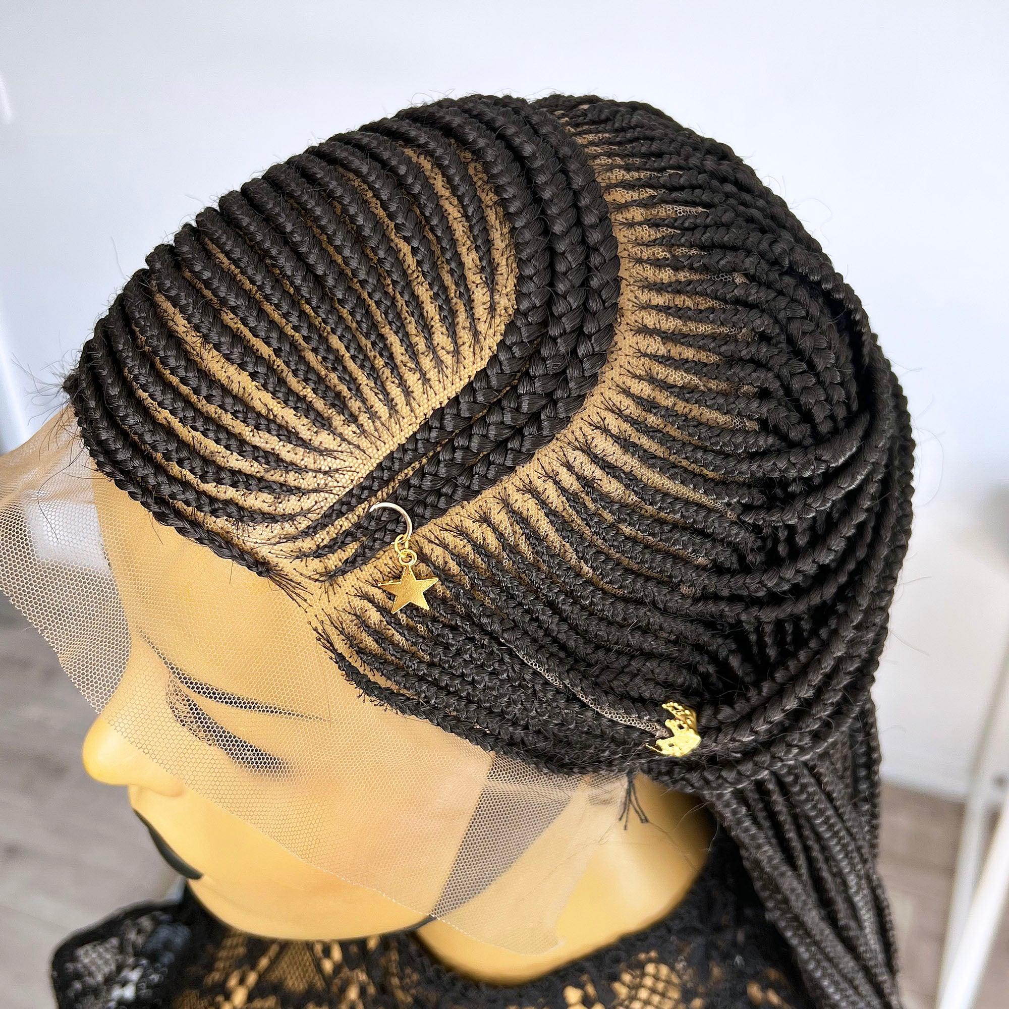 Cornrow Box Braided Wig - Nana - UniqueBraidedWigs