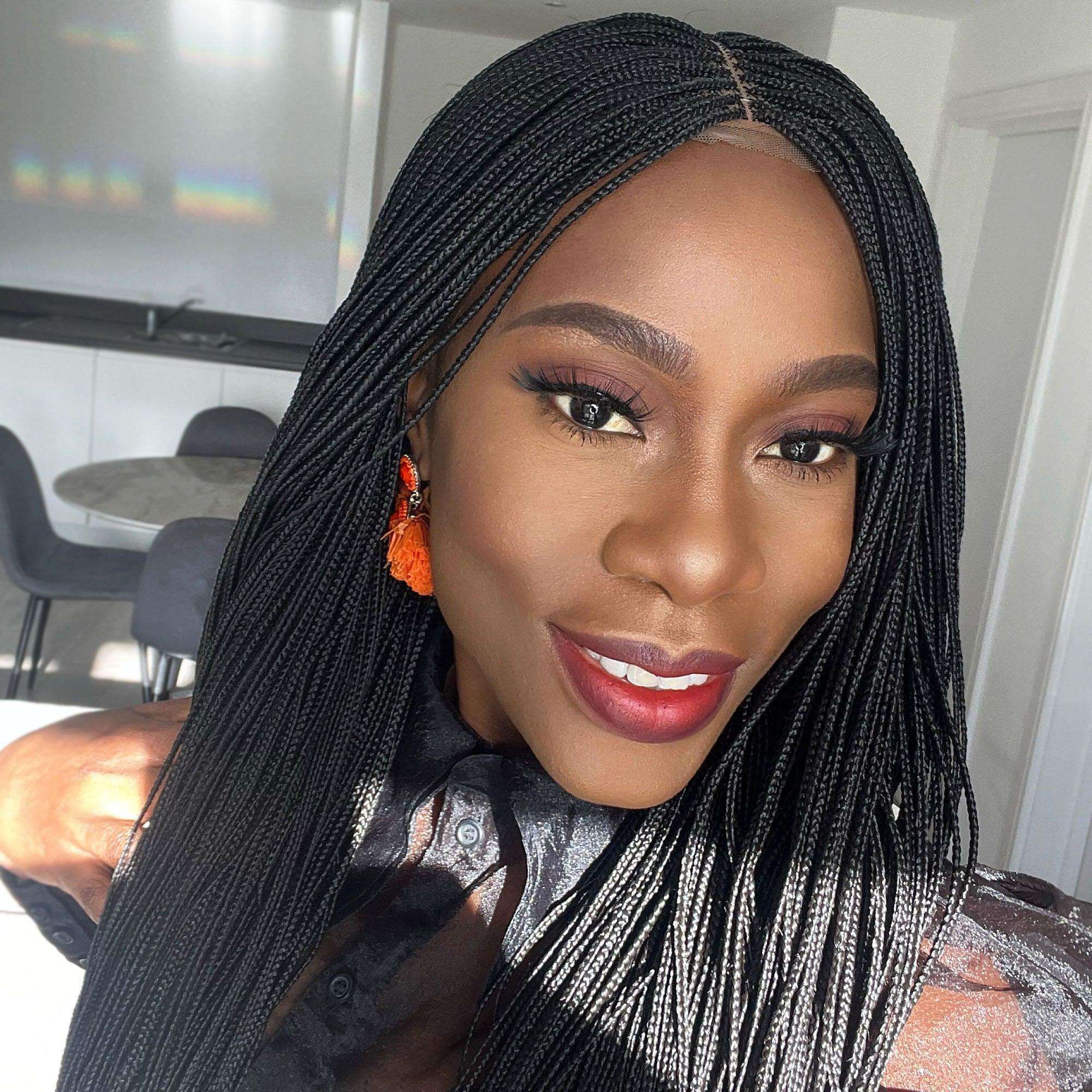 Micro Braids Wig - Brandi - UniqueBraidedWigs