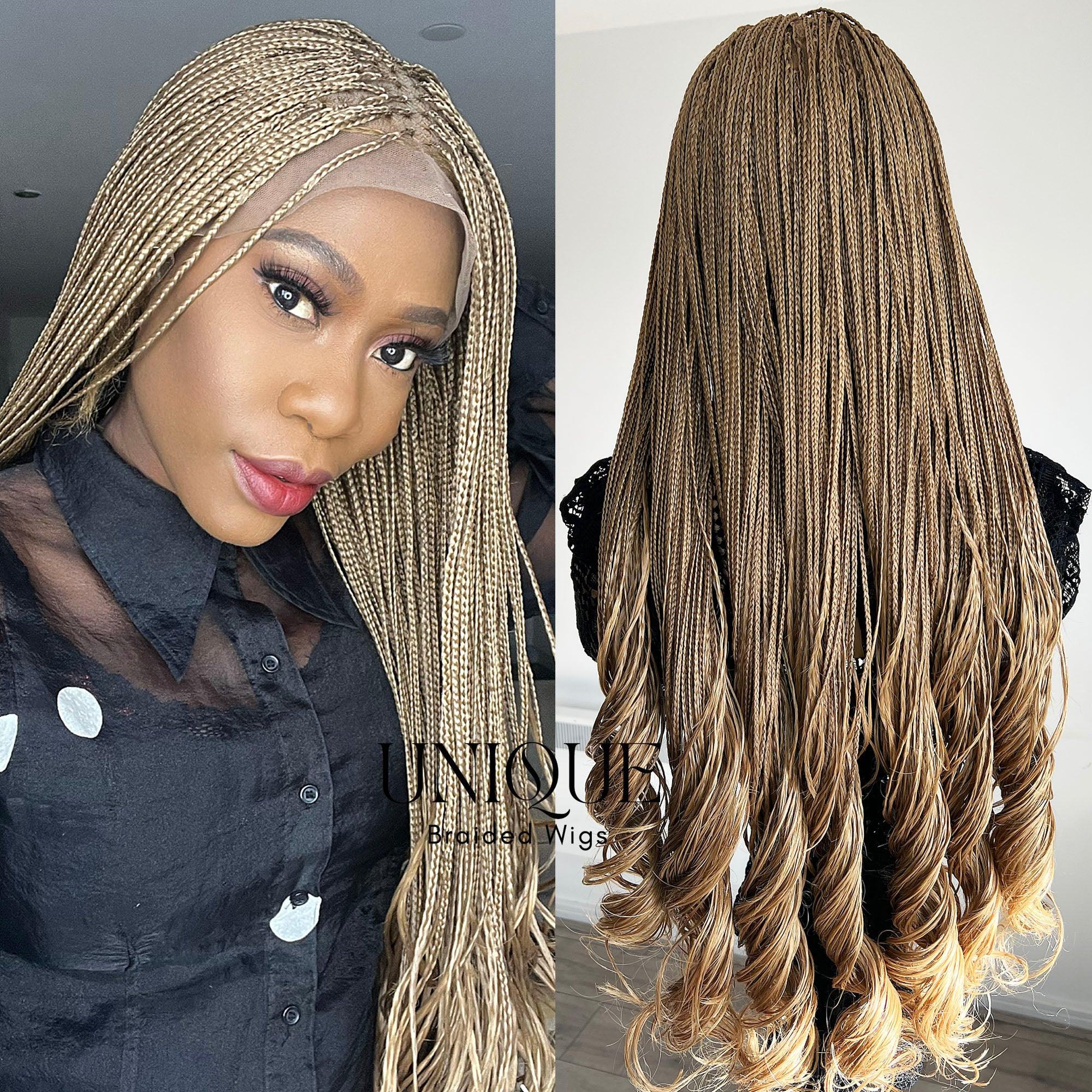 Naomi Curly Braids - Color 27 - UniqueBraidedWigs