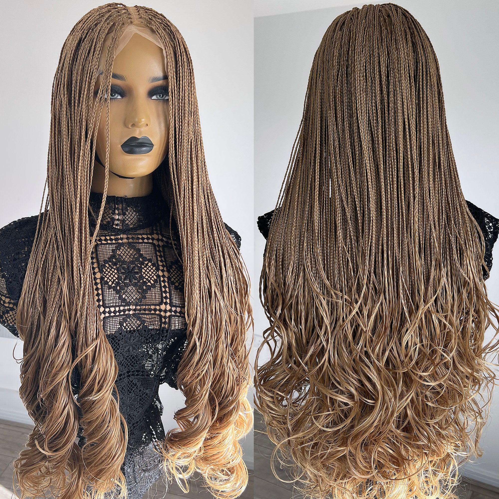 Naomi Curly Braids - Color 27 - UniqueBraidedWigs