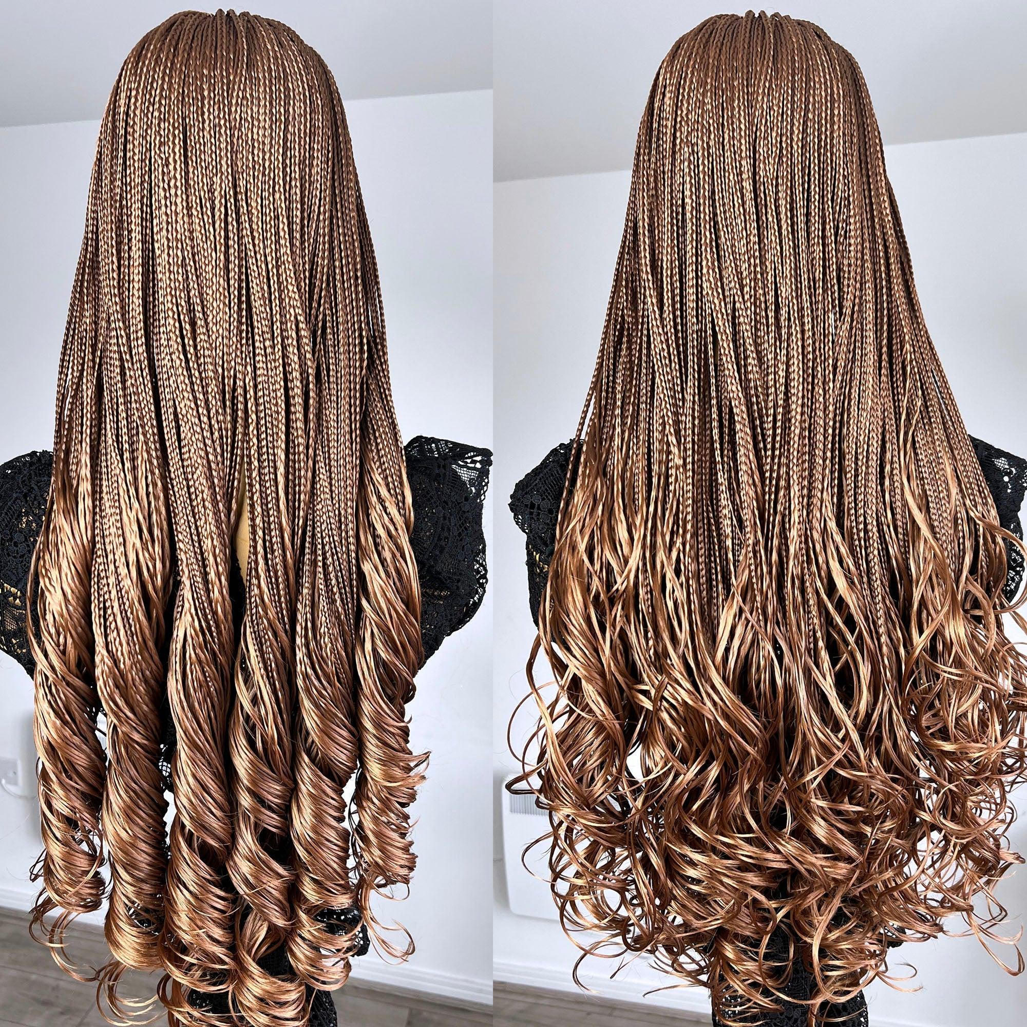 Naomi Knotless Curly Braids - Color 30 - UniqueBraidedWigs