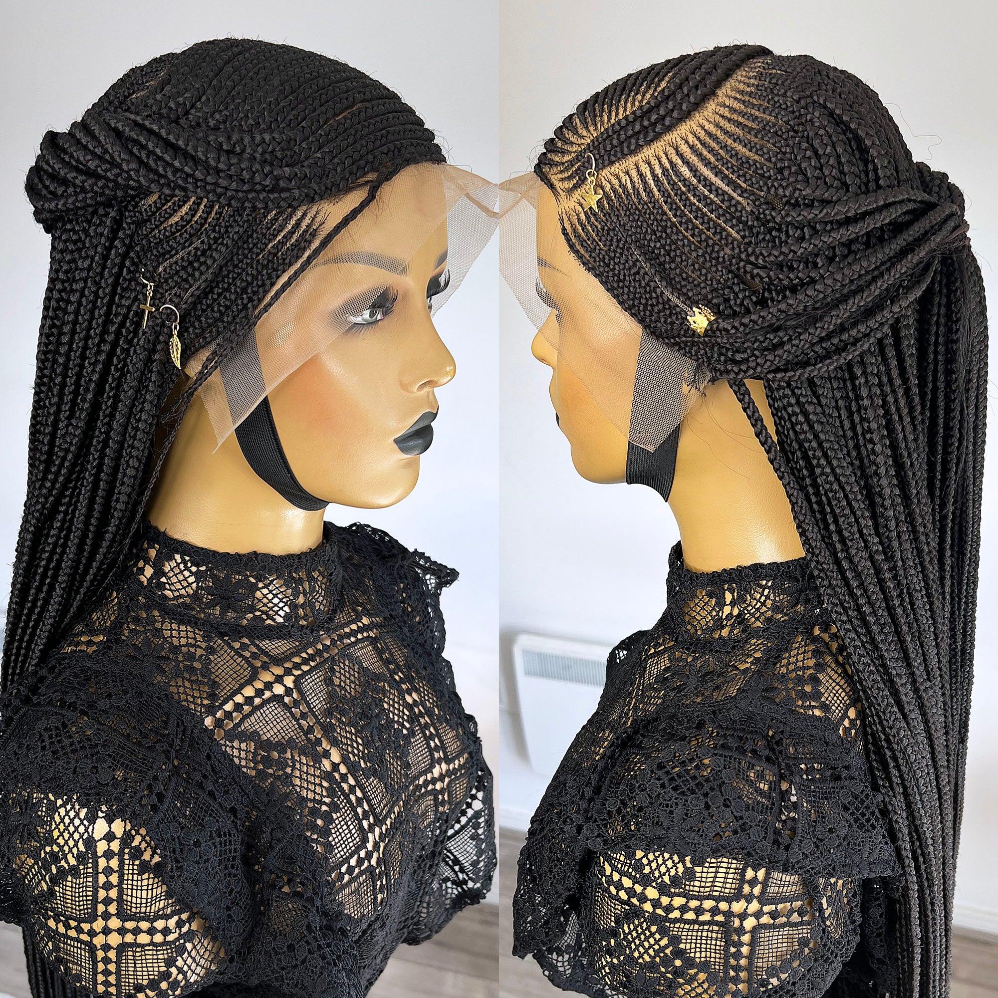Cornrow Box Braided Wig - Nana - UniqueBraidedWigs
