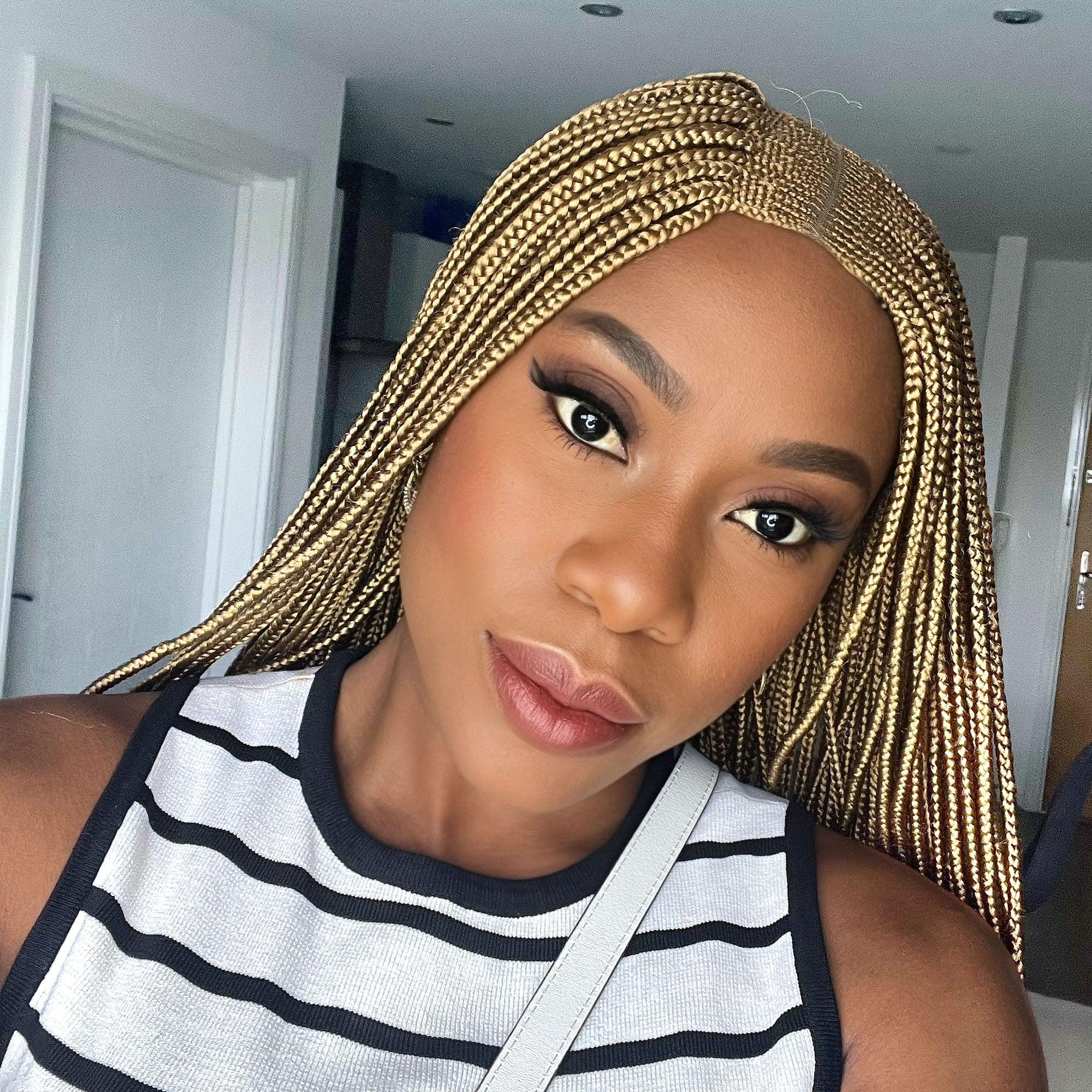 Cornrow Box Braids Wig - #27 - UniqueBraidedWigs