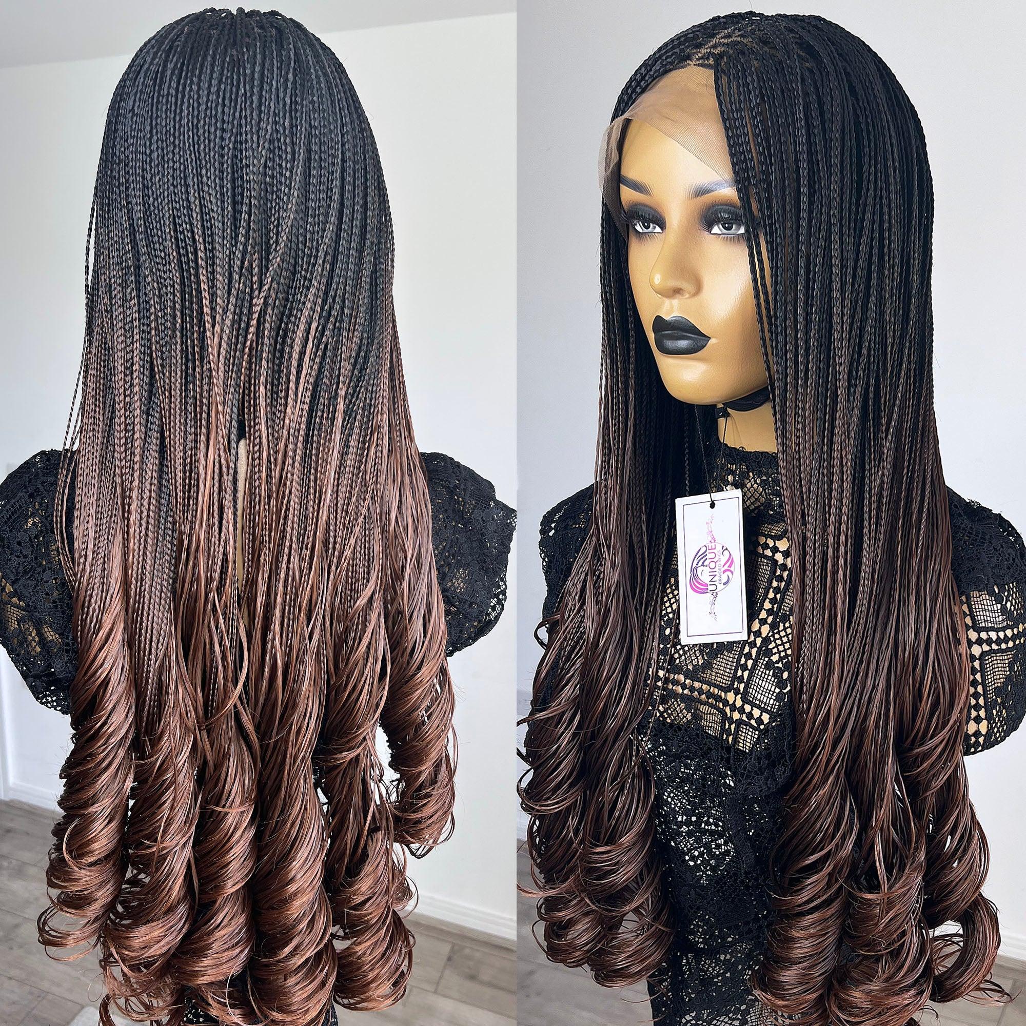 Naomi Curly Braids - Color B29 - UniqueBraidedWigs