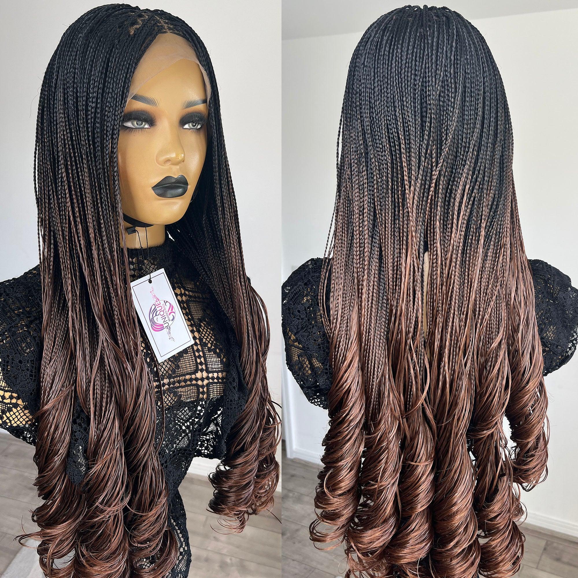 Naomi Curly Braids - Color B29 - UniqueBraidedWigs