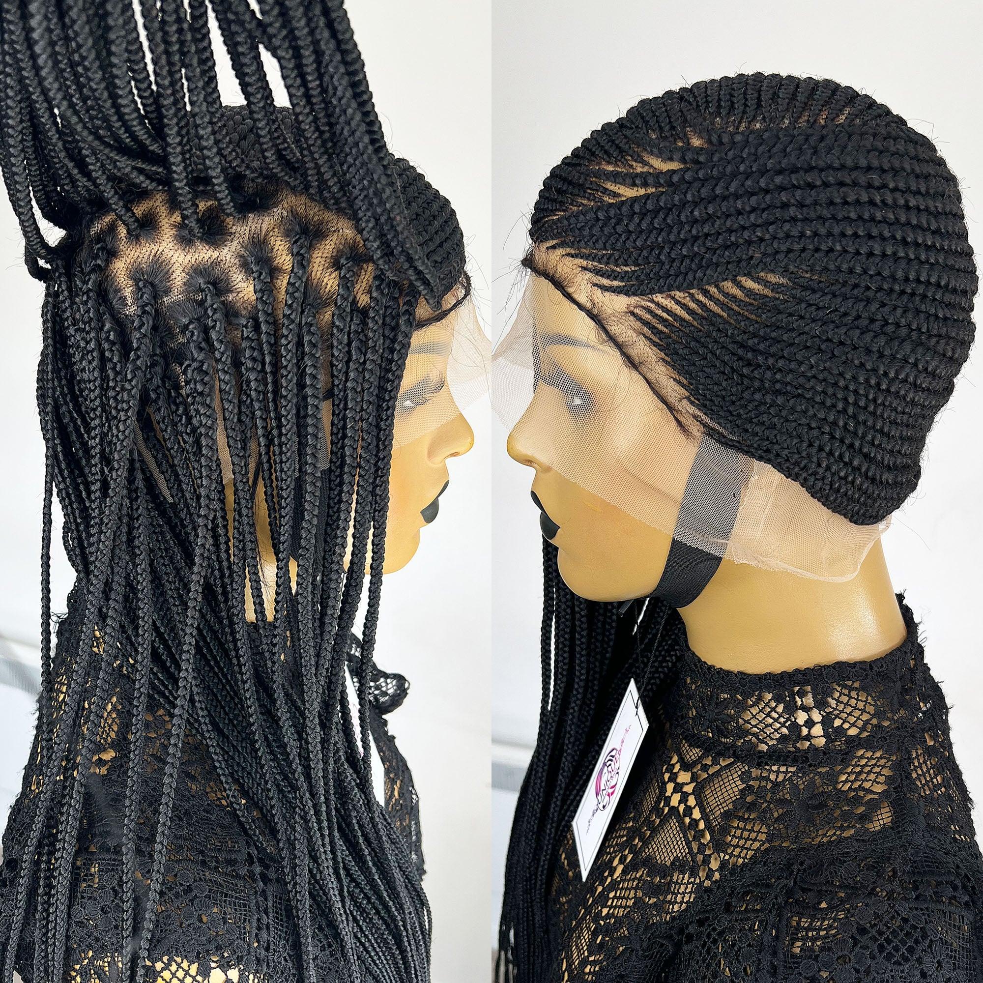 Lemonade Cornrow Braids Wig - Monica - UniqueBraidedWigs
