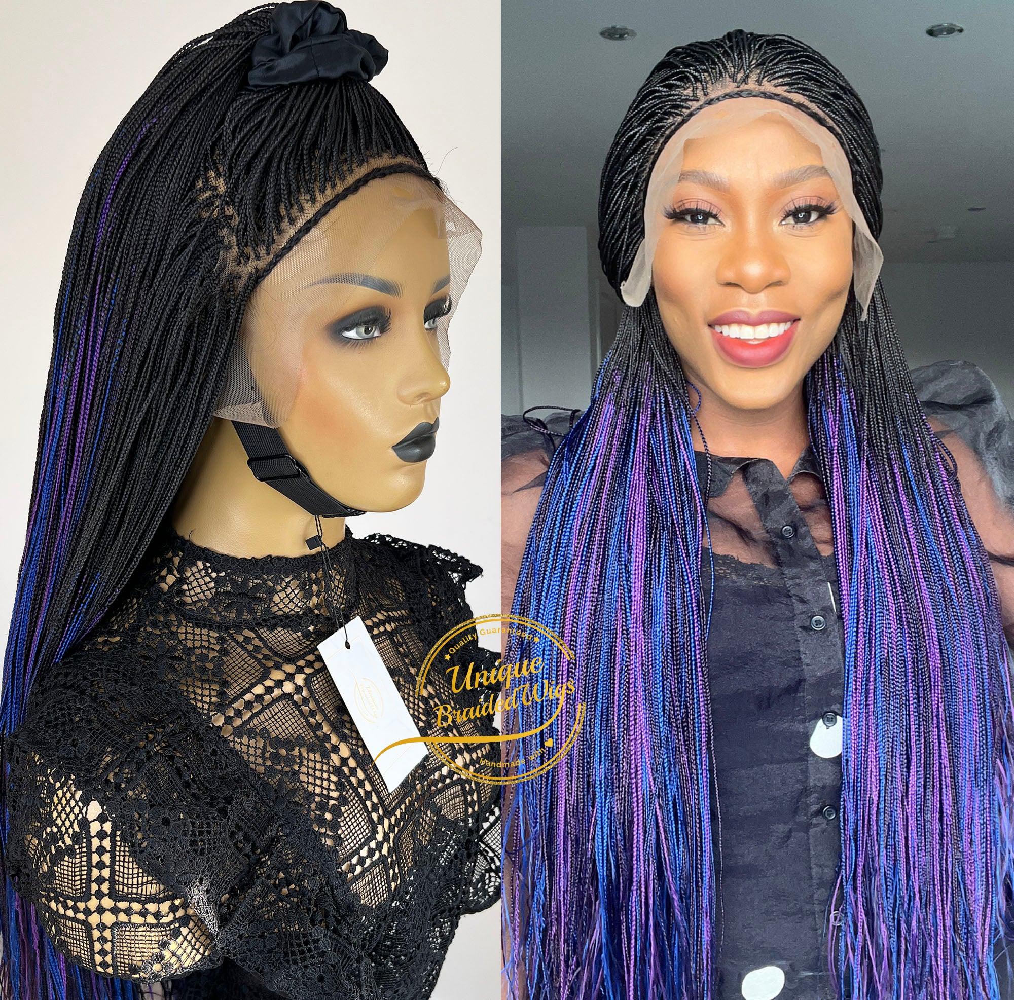 Ombre Needle Braid Wig - Nikki - UniqueBraidedWigs