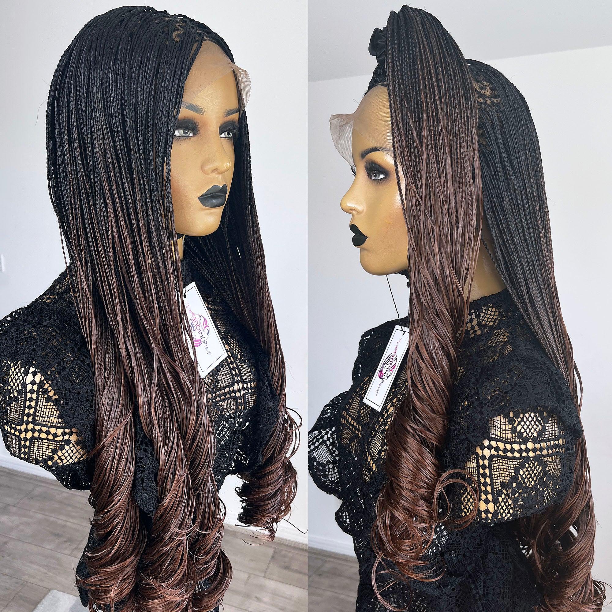 Naomi Curly Braids - Color B29 - UniqueBraidedWigs