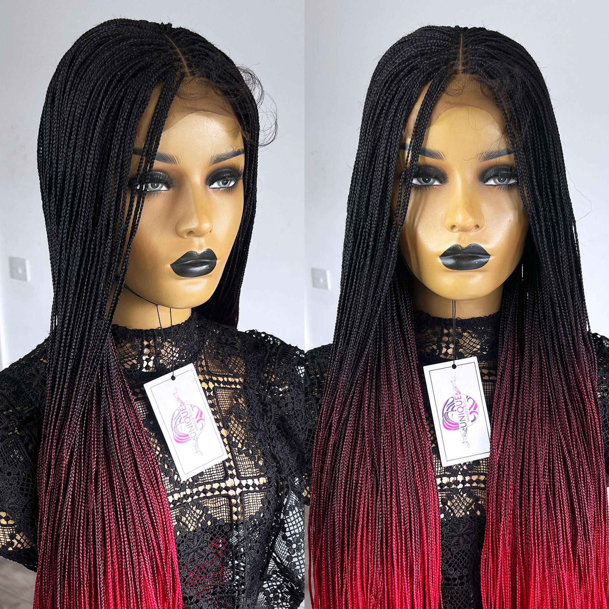 Micro Knotless Braided Wig - UniqueBraidedWigs