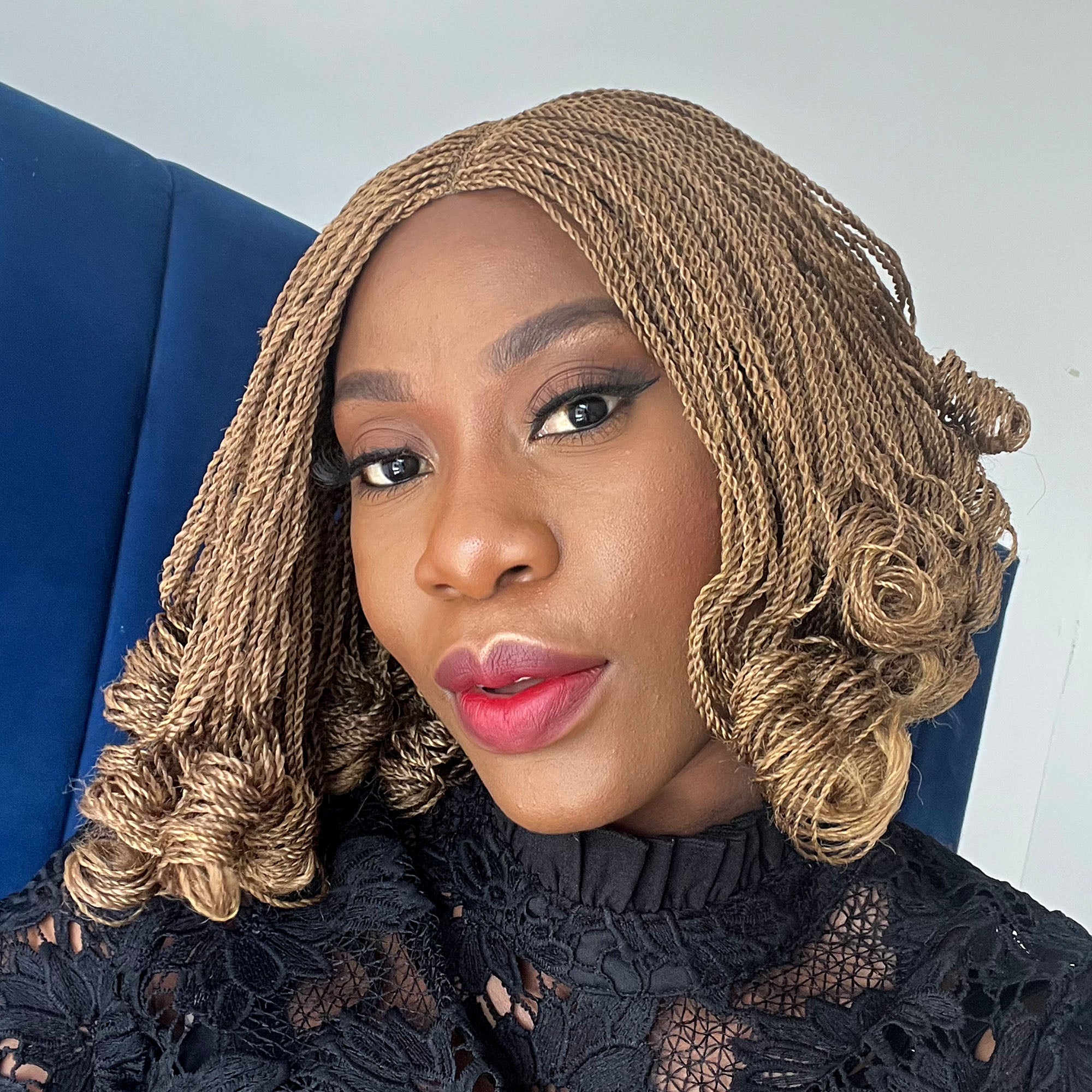 Kinky Twists with Curls Wig - Color 27