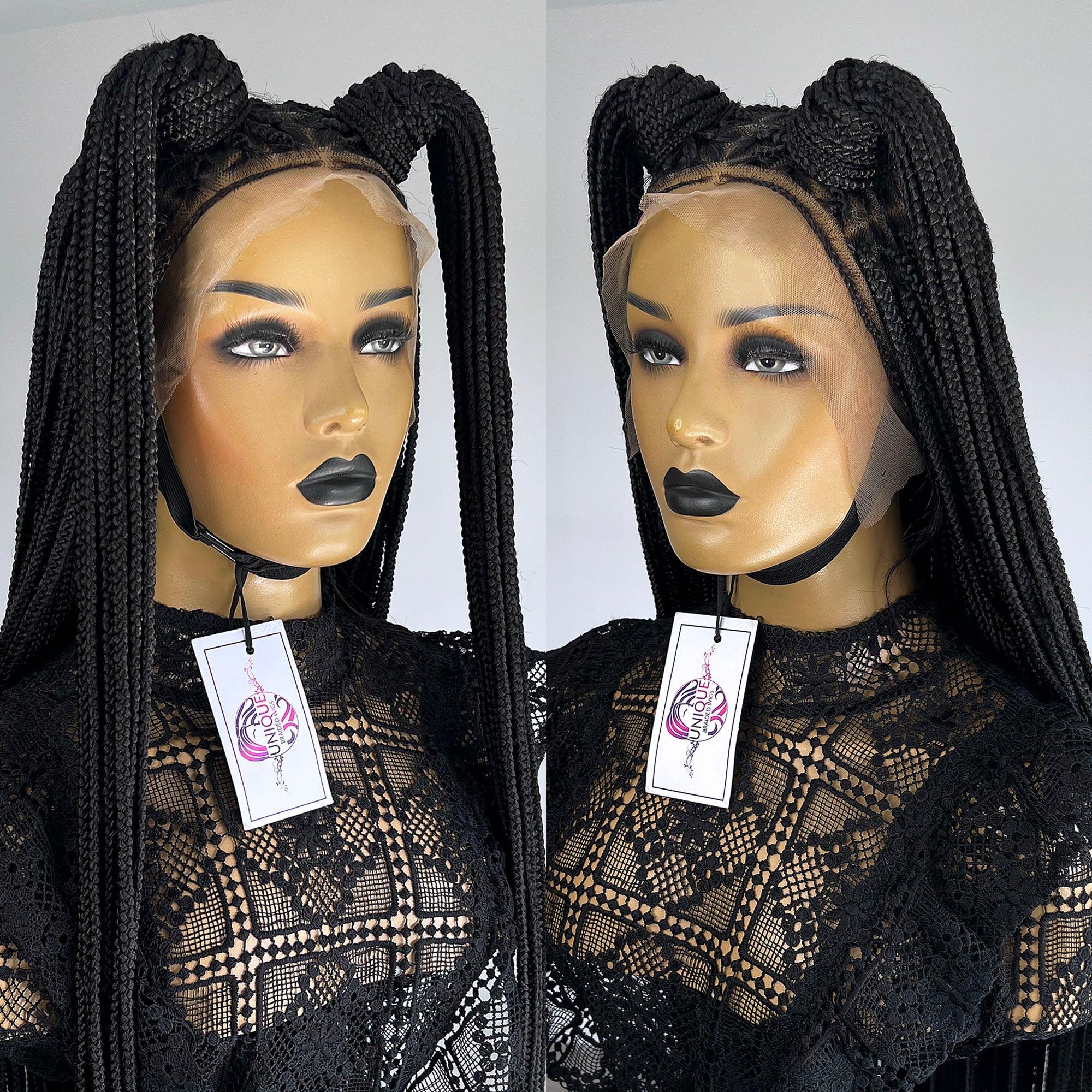 Triangle Cut Knotless Braided Wig - Daisy - UniqueBraidedWigs