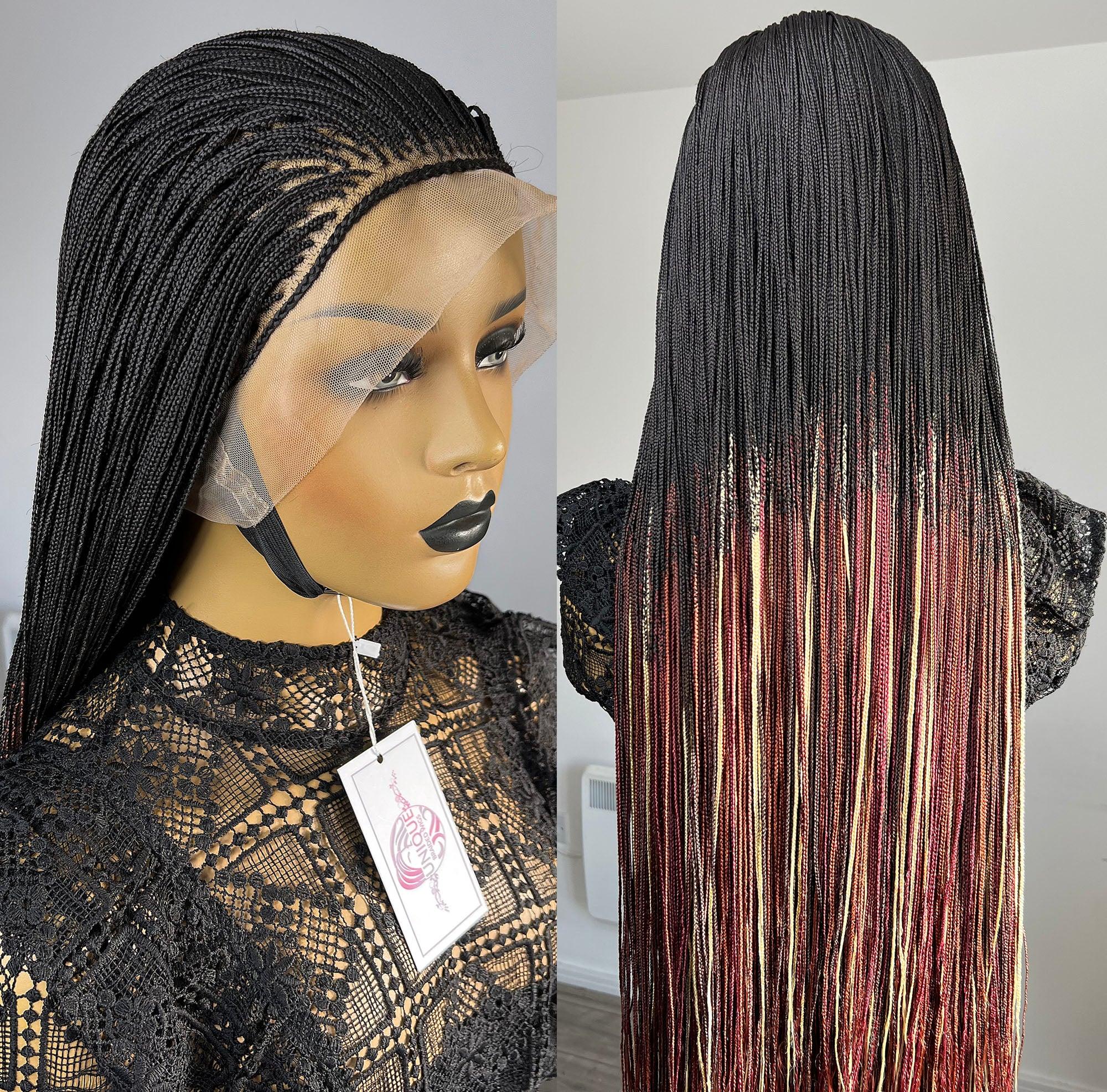 Ombre Needle Braid Wig - Nikki - UniqueBraidedWigs
