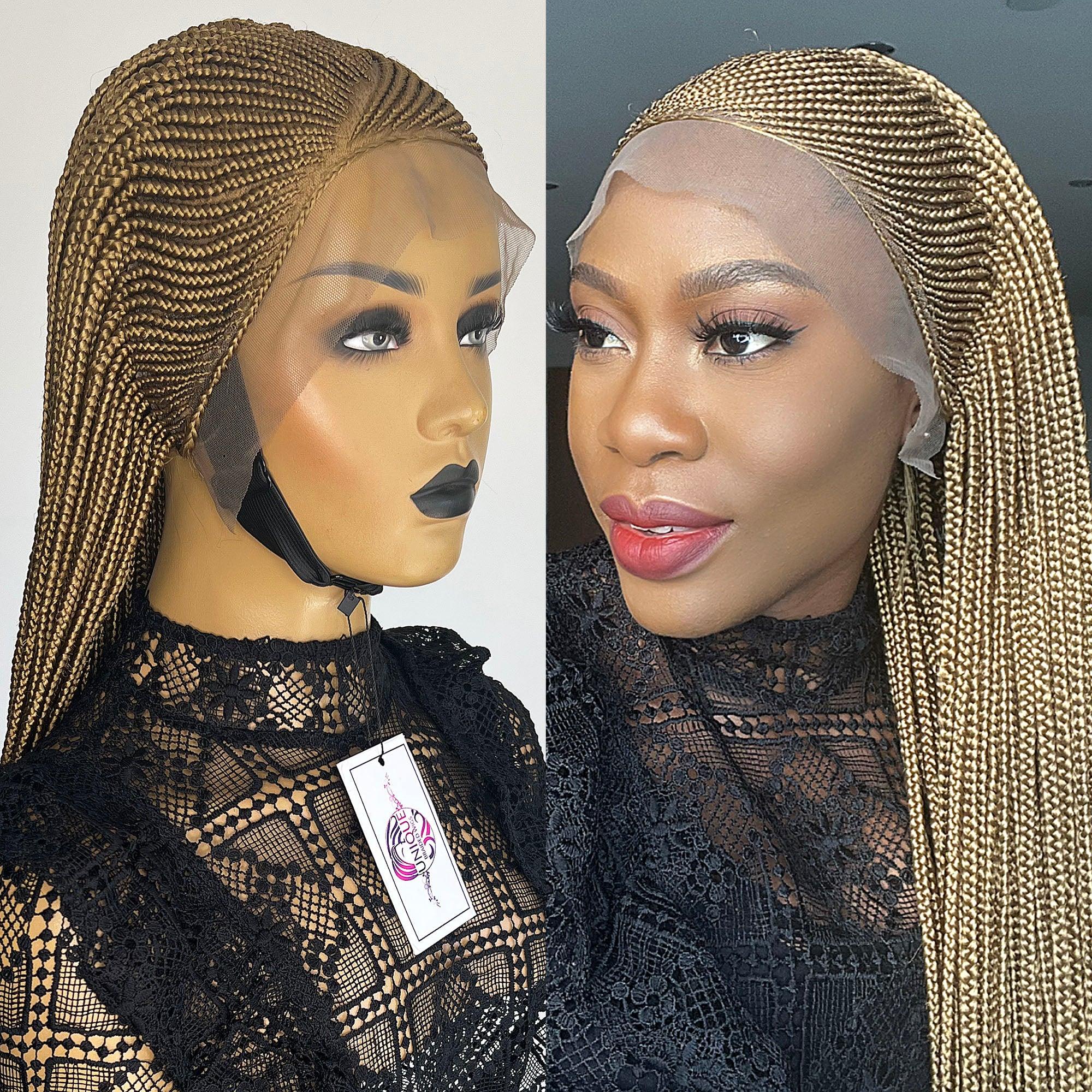 Lace 2024 frontal cornrow wig