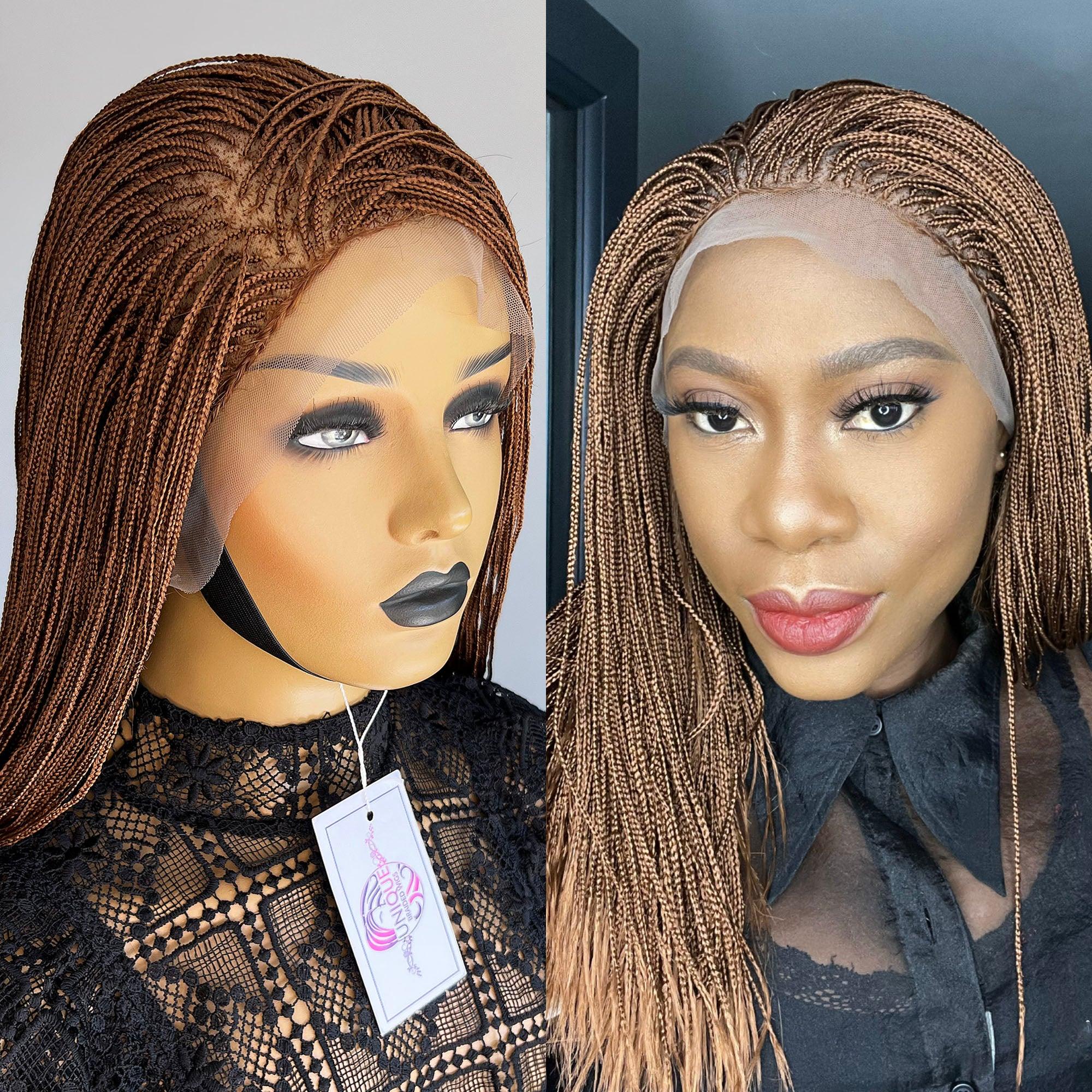 Micro Box Braids Wig - Kisha - UniqueBraidedWigs
