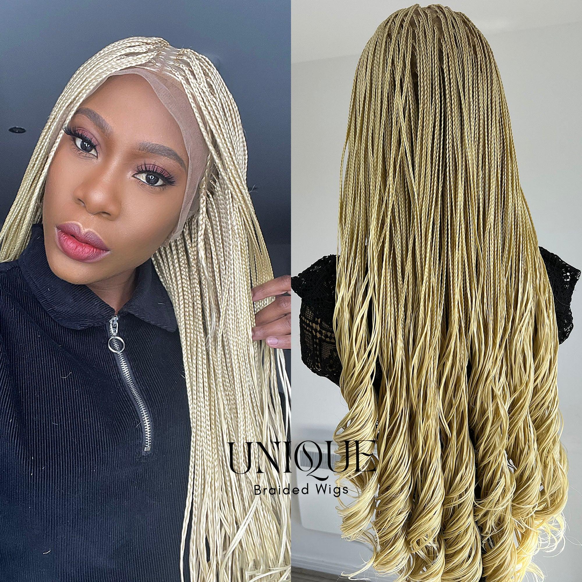 Naomi Curly Braids - Color 613 - UniqueBraidedWigs