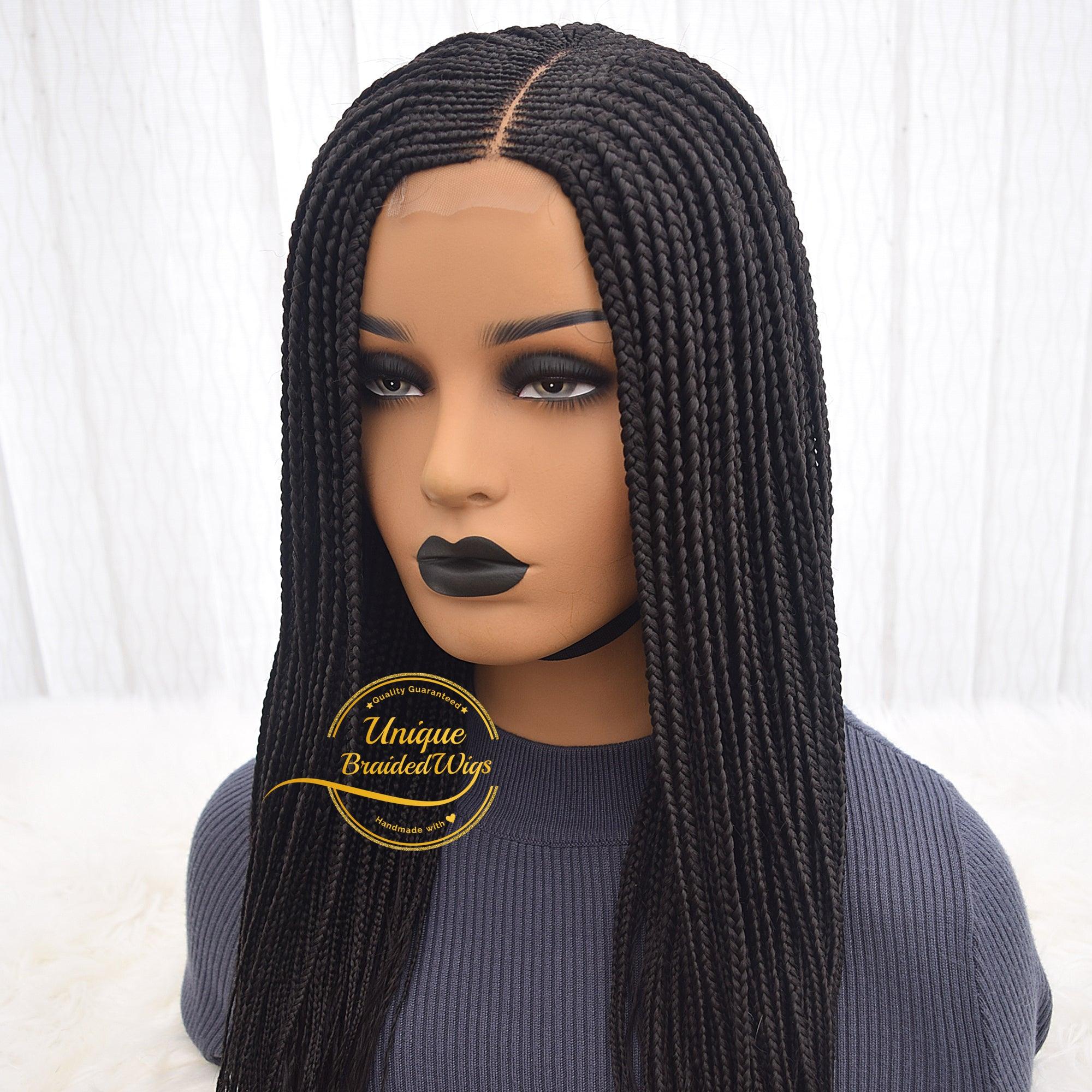 Cornrow Box Braids Wig - Mimi - UniqueBraidedWigs