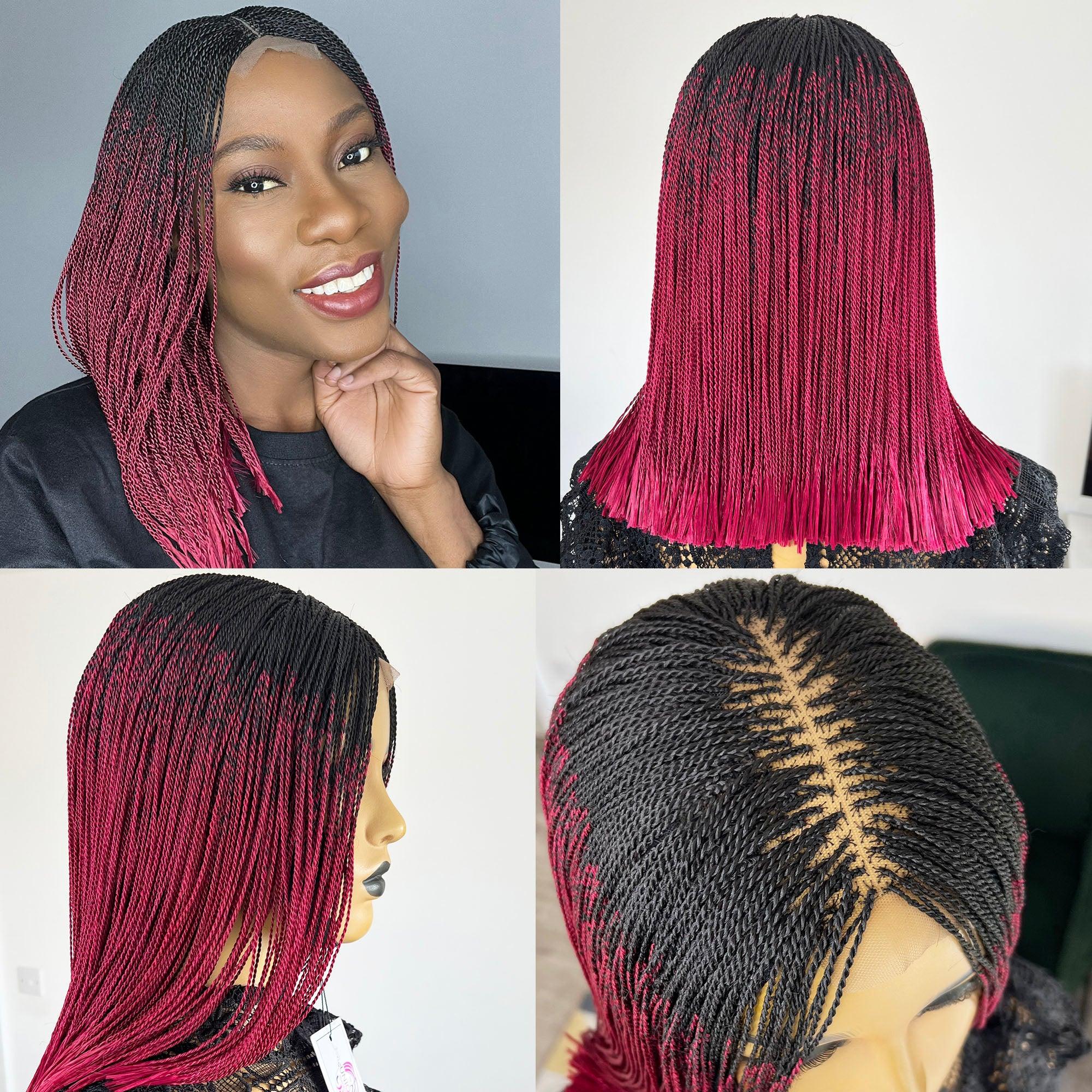 Micro Senegalese Twists - Elise - UniqueBraidedWigs