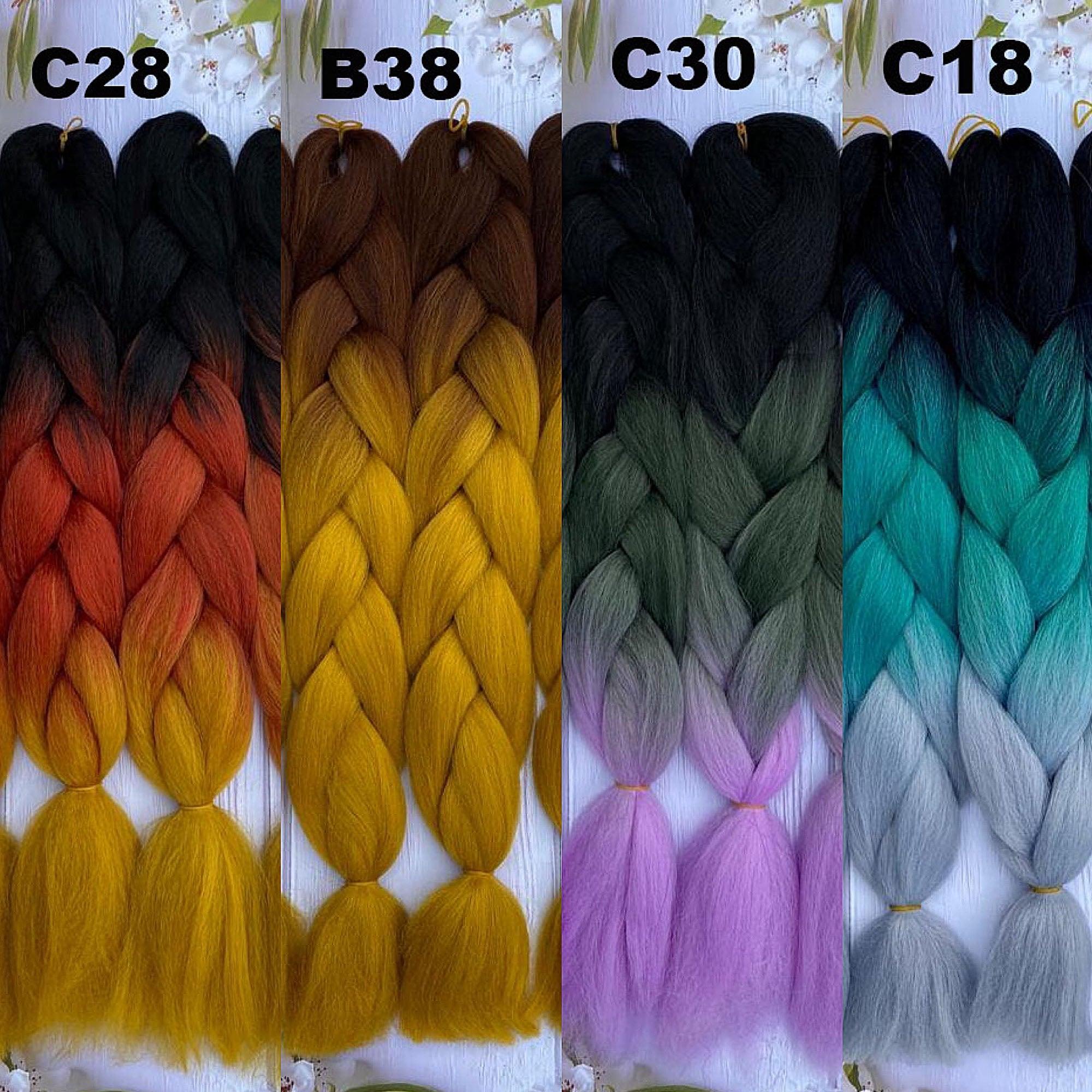 Ombre Tone Knotless Braided Wig - Ade - UniqueBraidedWigs