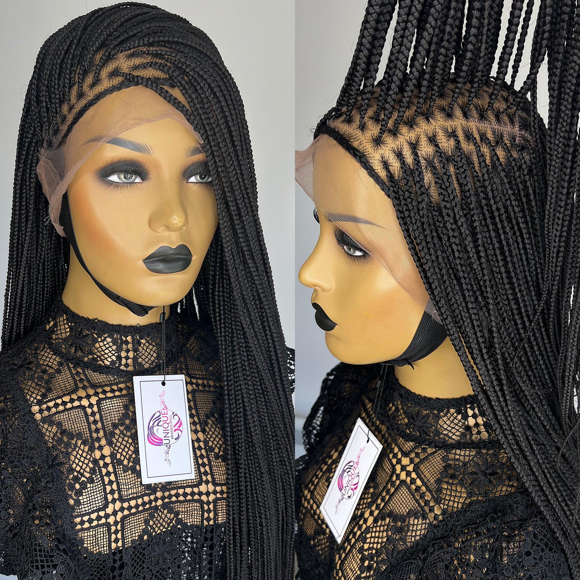 Knotless Box Braids Wig - Nadia - UniqueBraidedWigs