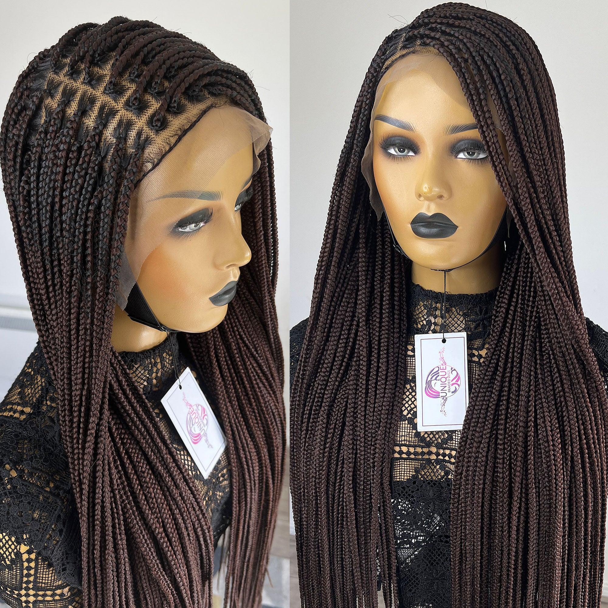 Unique Medium Knotless Braid Wig - #33 - UniqueBraidedWigs