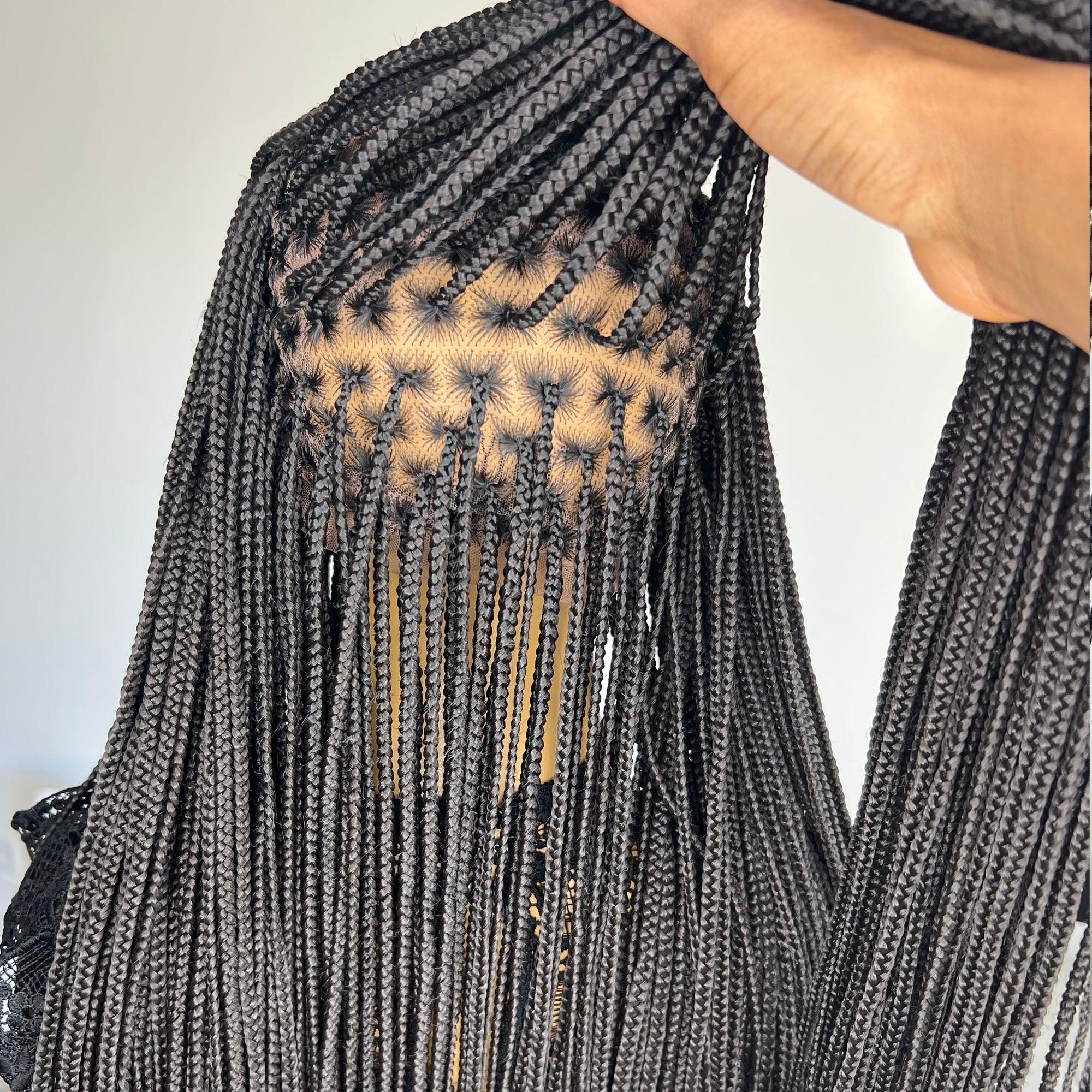Knotless Box Braids Wig - Nadia - UniqueBraidedWigs