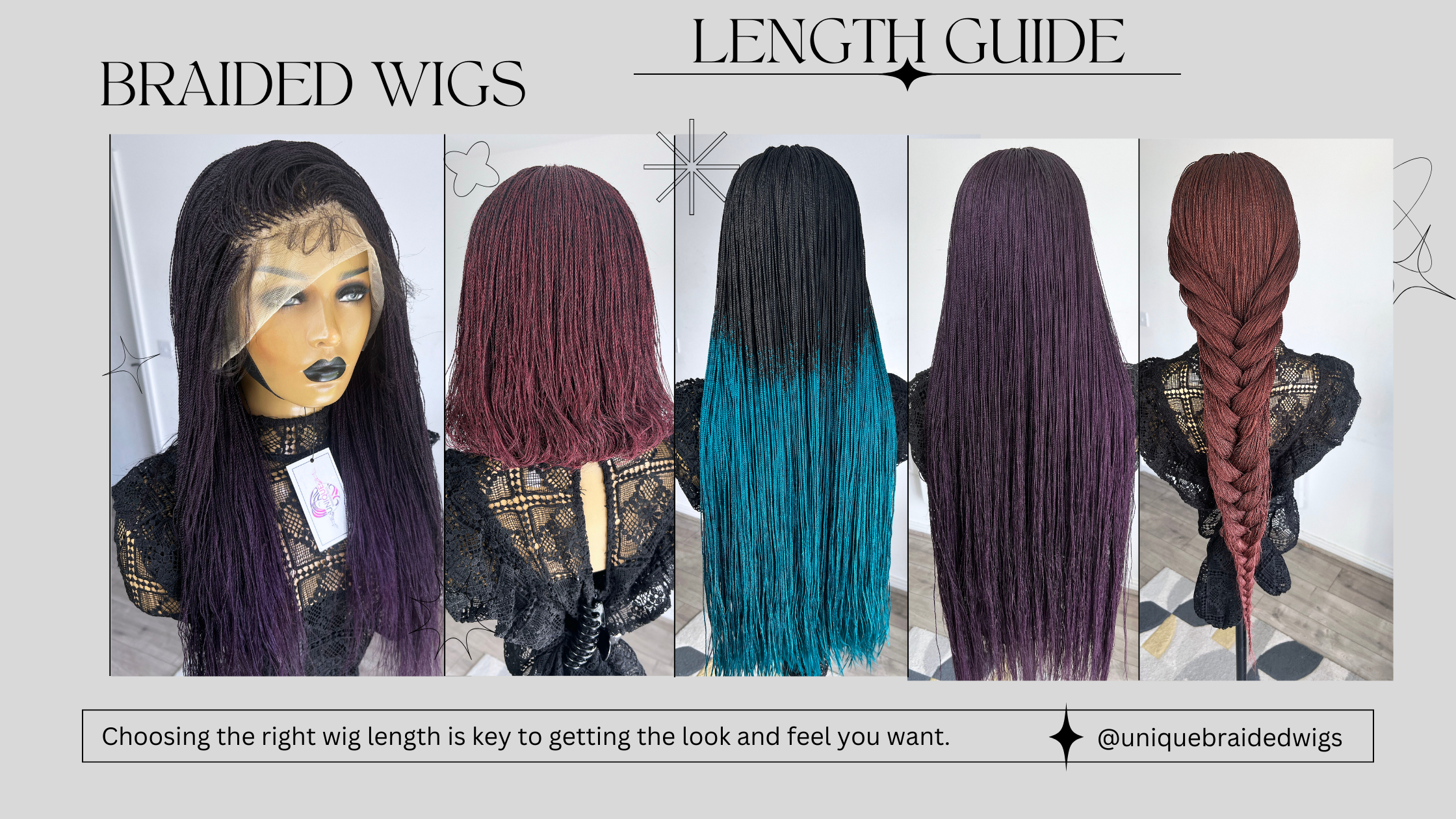 The Ultimate Braided Wig Length Guide – Find Your Perfect Fit! - UniqueBraidedWigs