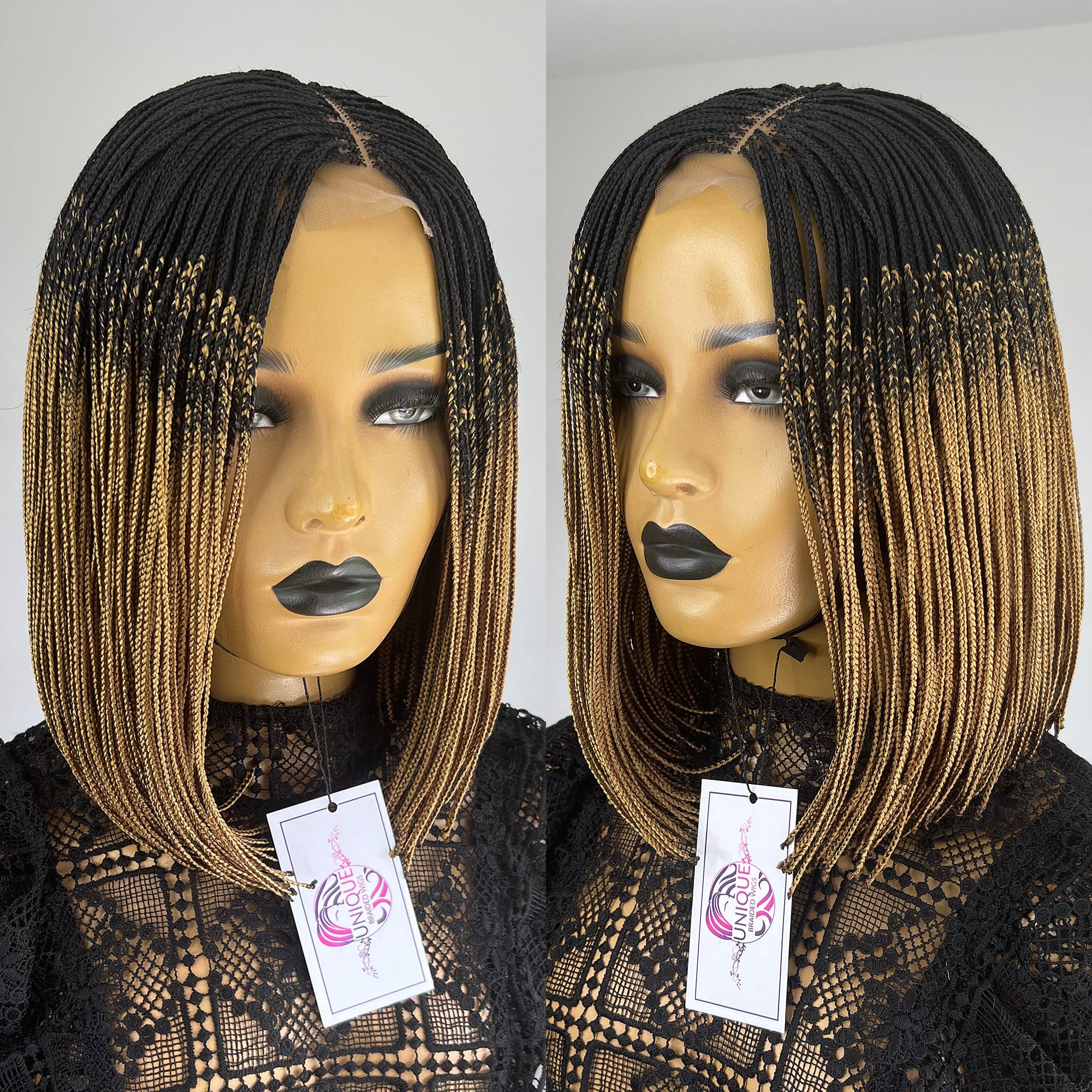 Edna Micro Box Braids - #1b/27 Ombre