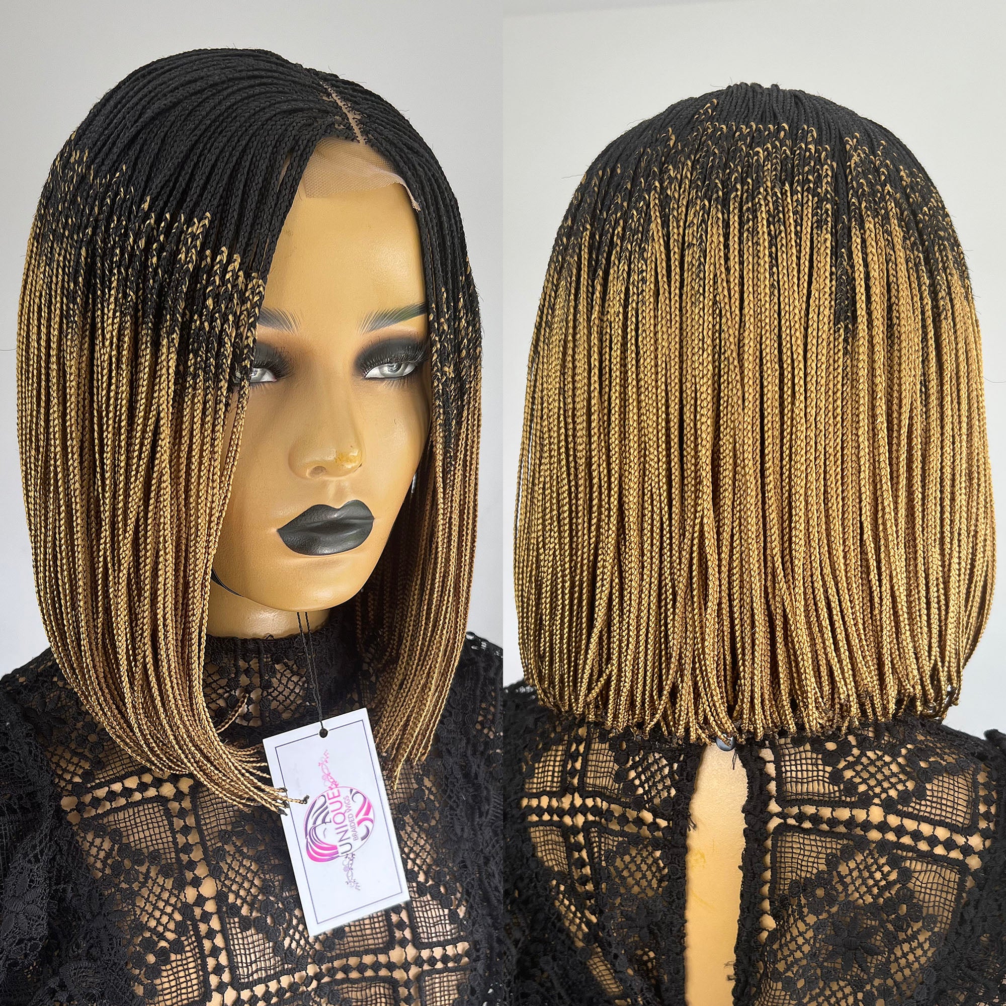 Edna Micro Box Braids - #1b/27 Ombre