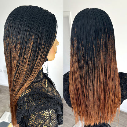 Unique Micro Needle Senegalese Twists Wig - #1b/30 ombre (20 inches)