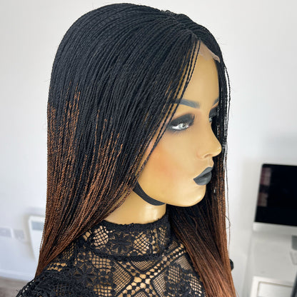 Unique Micro Needle Senegalese Twists Wig - #1b/30 ombre (20 inches)