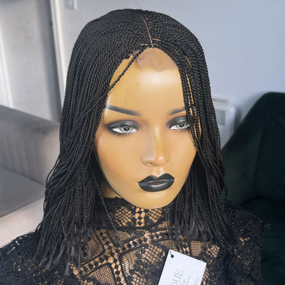 Short Micro Senegalese Twists - #1b (12 inches)