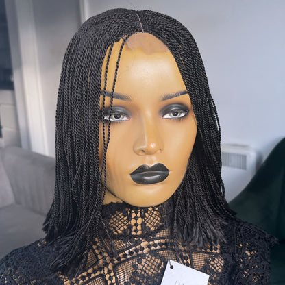 Short Micro Senegalese Twists - #1b (12 inches)