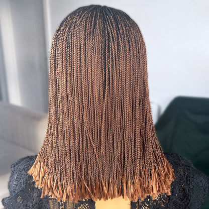 Short Micro Senegalese Twists - #1b/30 Ombre