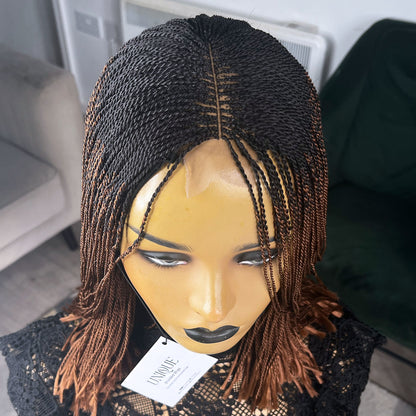 Short Micro Senegalese Twists - #1b/30 Ombre