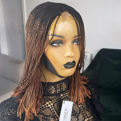 Short Micro Senegalese Twists - #1b/30 Ombre