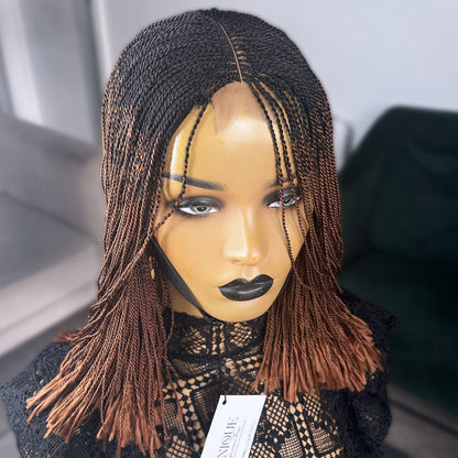 Short Micro Senegalese Twists - #1b/30 Ombre
