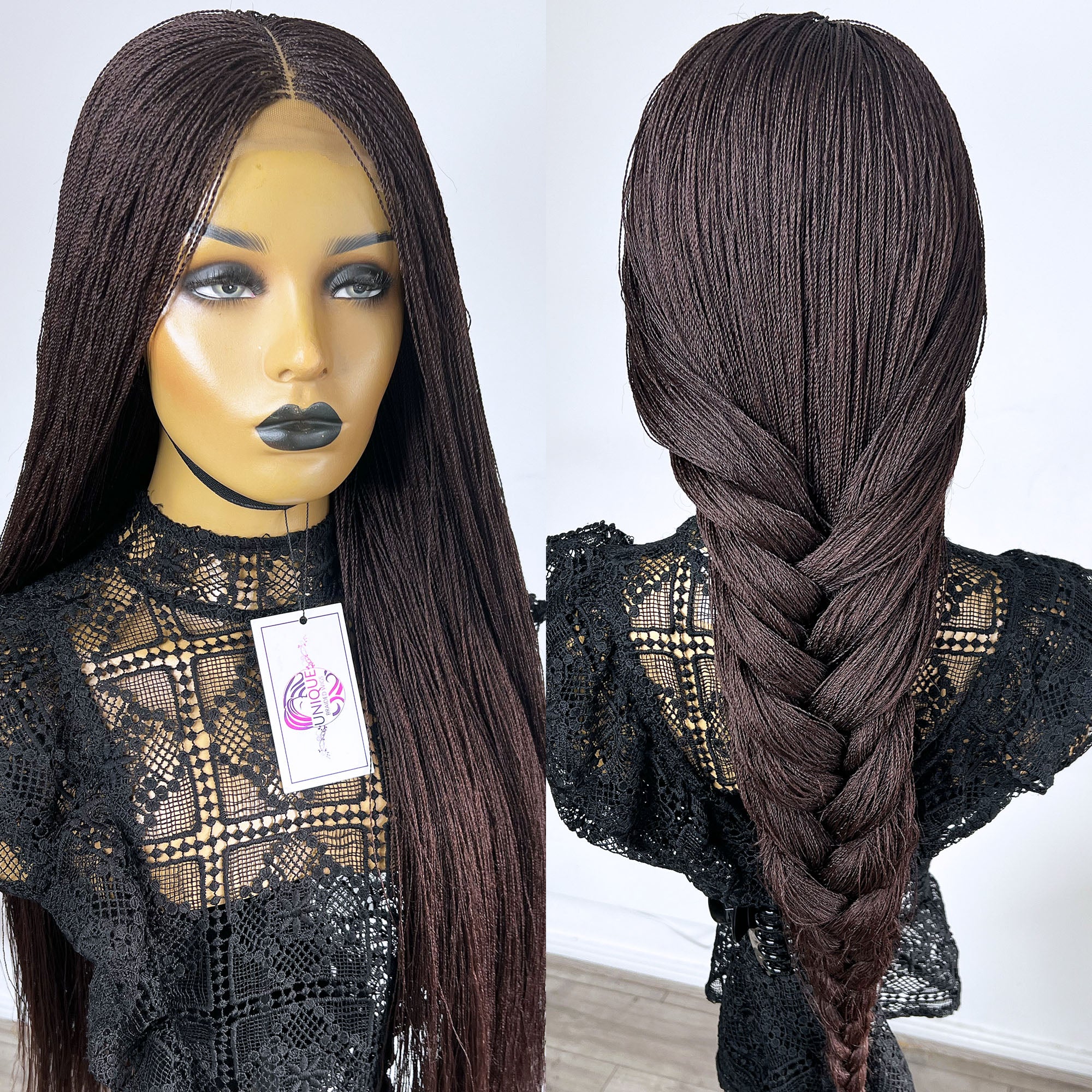 Unique Micro Needle Senegalese Twists Wig - #33 - UniqueBraidedWigs