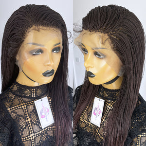 Lace Front Micro Senegalese Twists Braid Wig - Elle