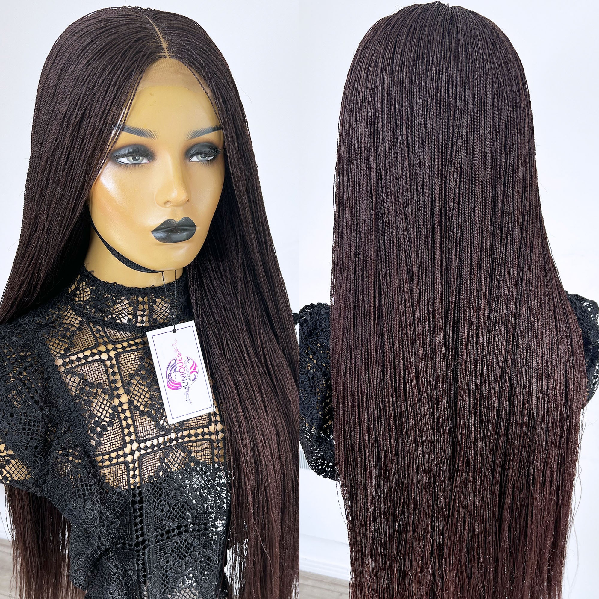 Unique Micro Needle Senegalese Twists Wig - #33 - UniqueBraidedWigs