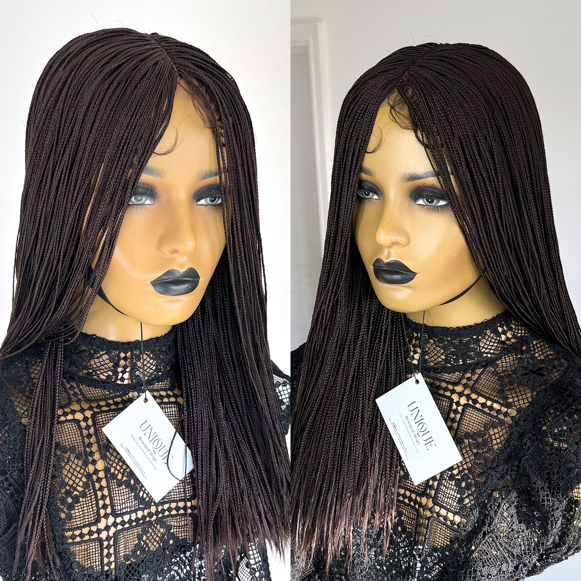 Micro Box Braided Wig - #33 (18 inches) - UniqueBraidedWigs