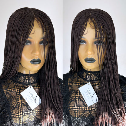 Micro Box Braided Wig - #33 (18 inches) - UniqueBraidedWigs