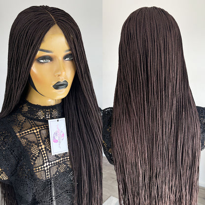 Unique Micro Box Braided Wig - #33 - UniqueBraidedWigs