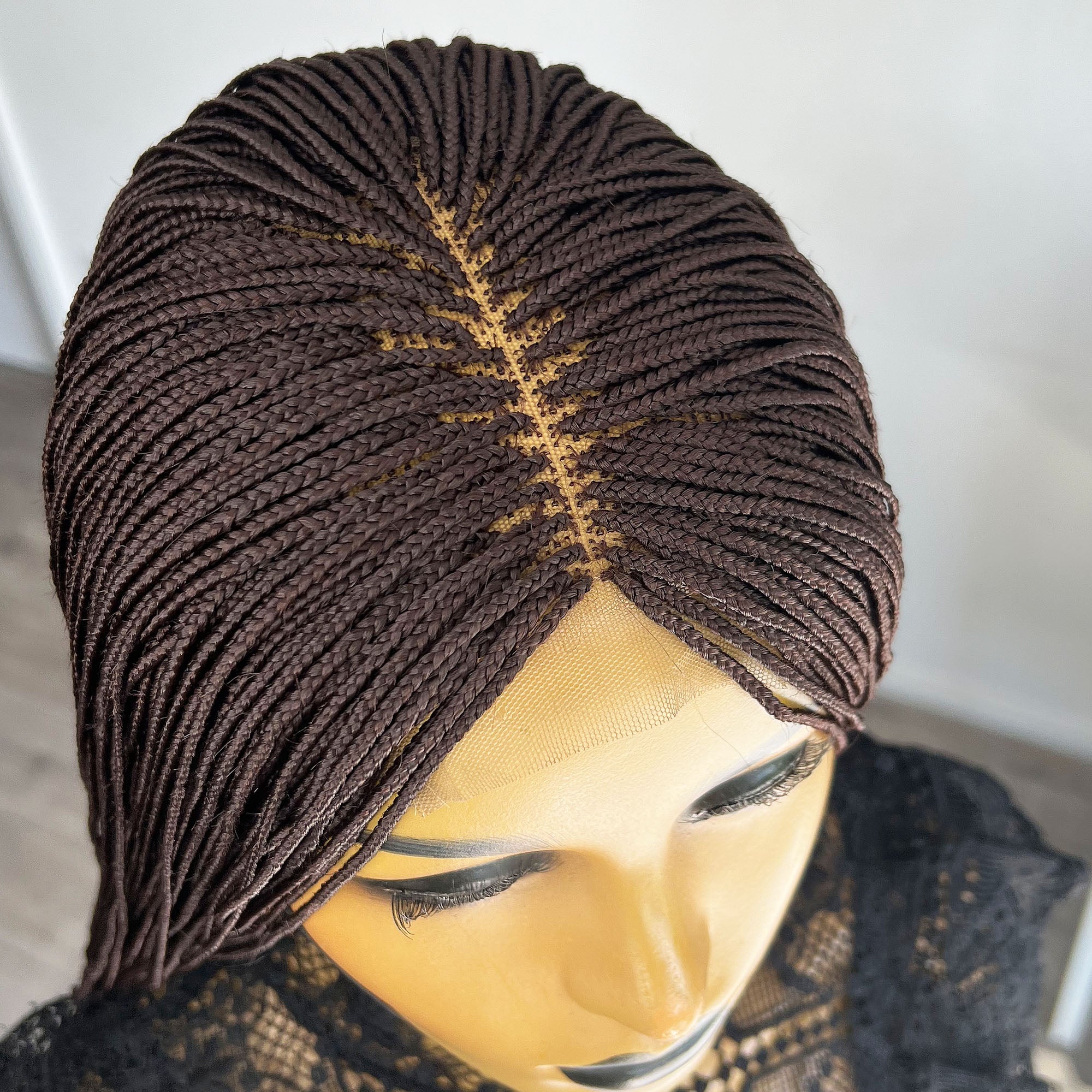 Unique Micro Box Braided Wig - #33