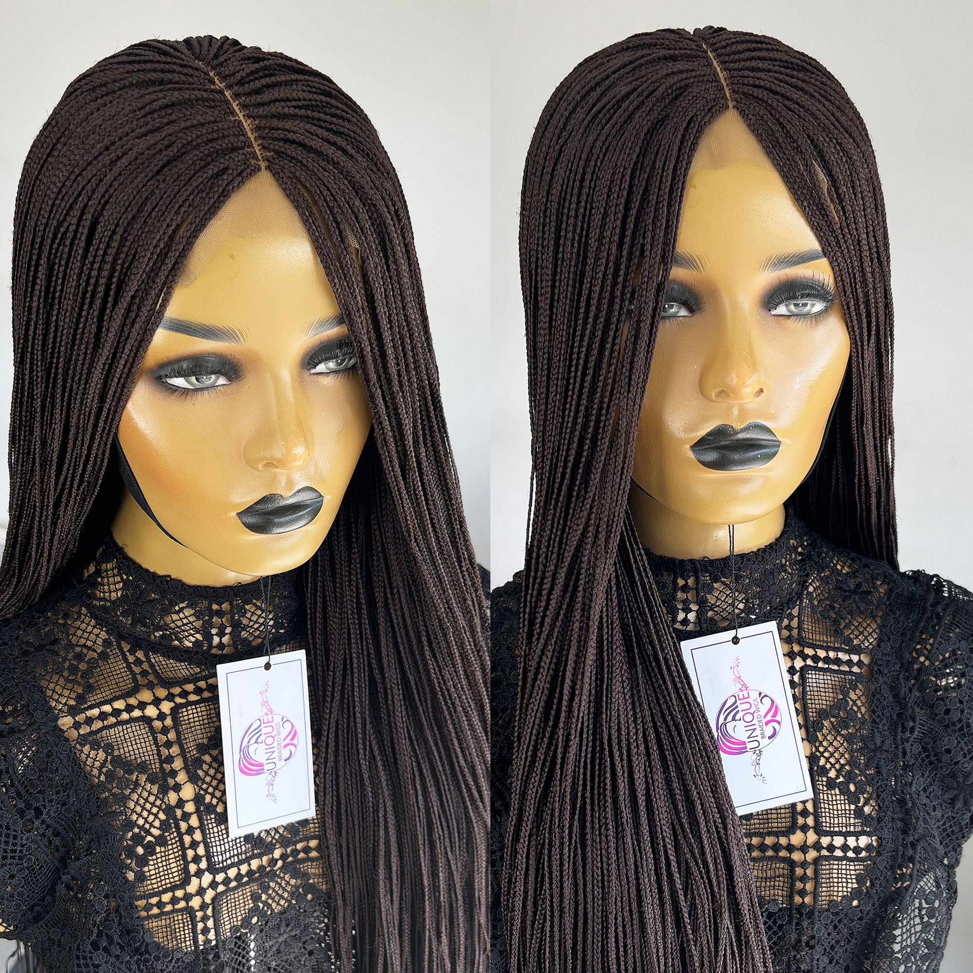 Unique Micro Box Braided Wig - #33 - UniqueBraidedWigs