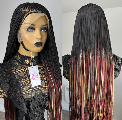 Ombre Needle Braid Wig - Nikki